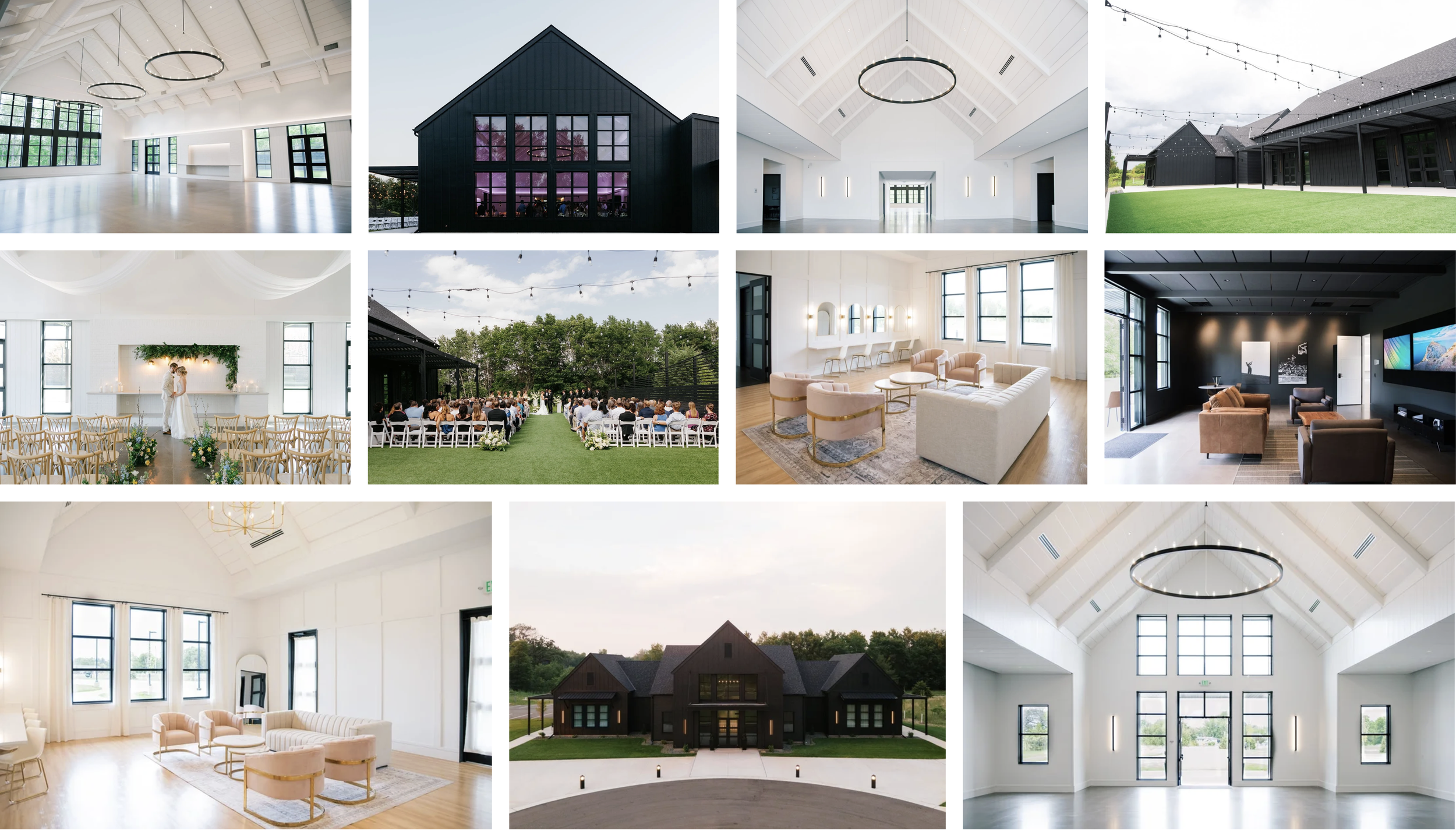 Wedding venue website photography showing the property, reception spaces and venue layout to help couples picture their wedding.