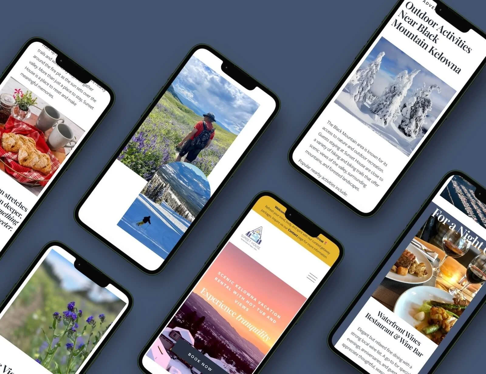 Squarespace template customization for short term rentals