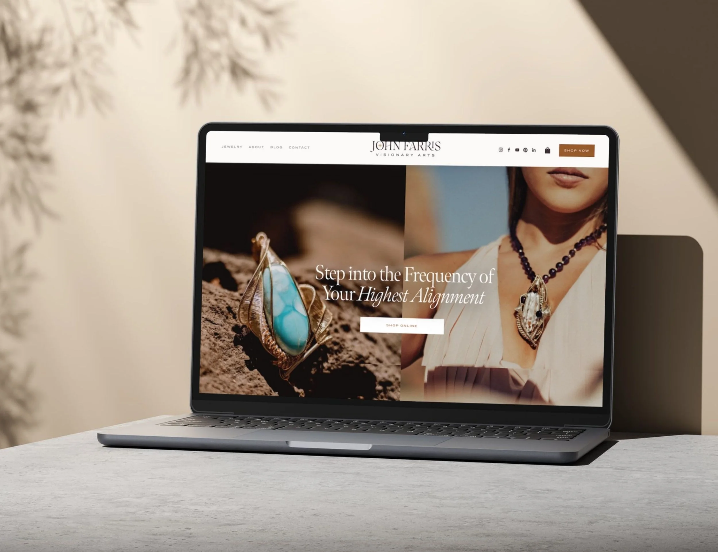 Custom Squarespace eCommerce Site madye by a Freelance Web Designer