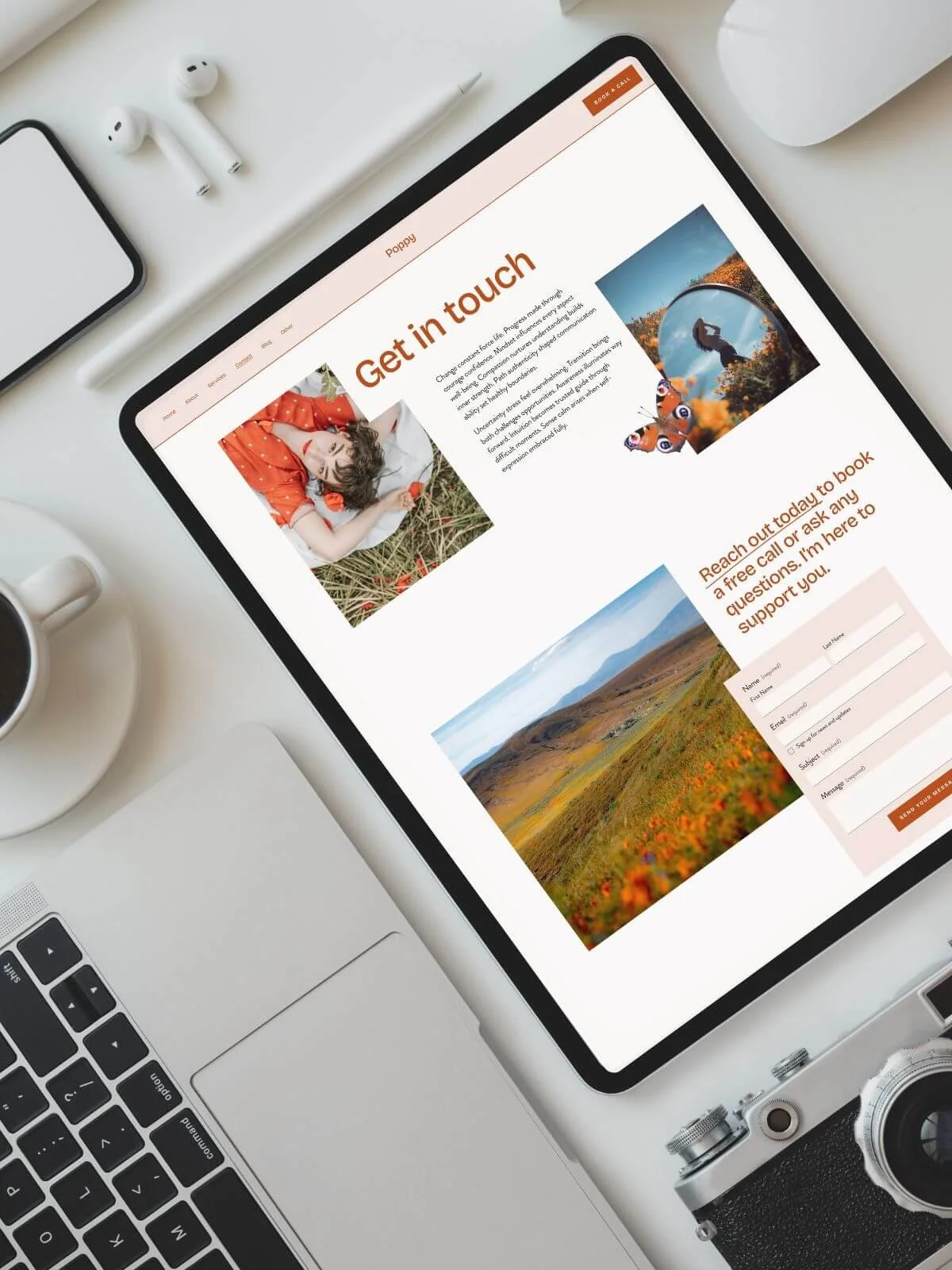 Squarespace template for service based businesses