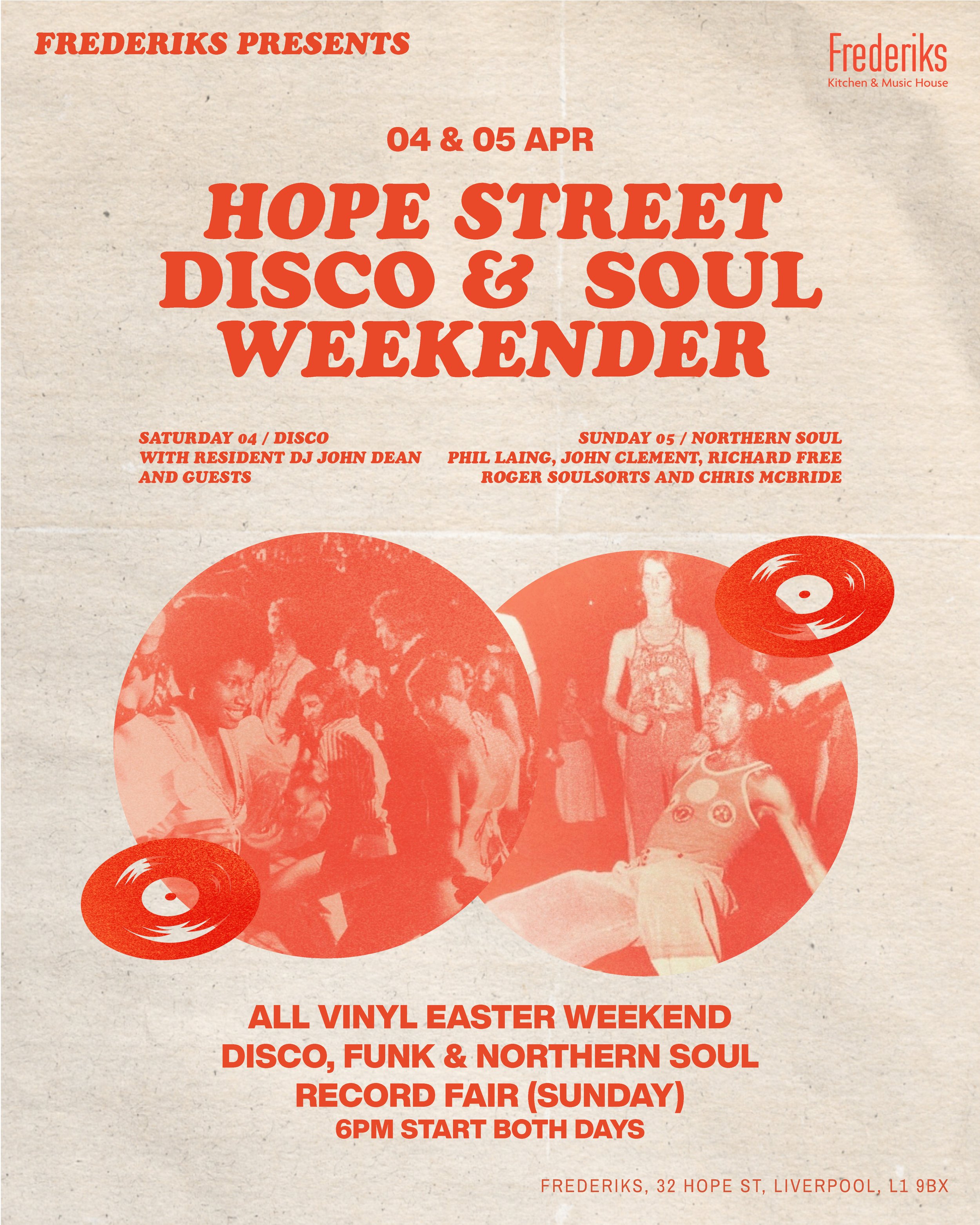 HOPE STREET DISCO AND SOUL WEEKENDER