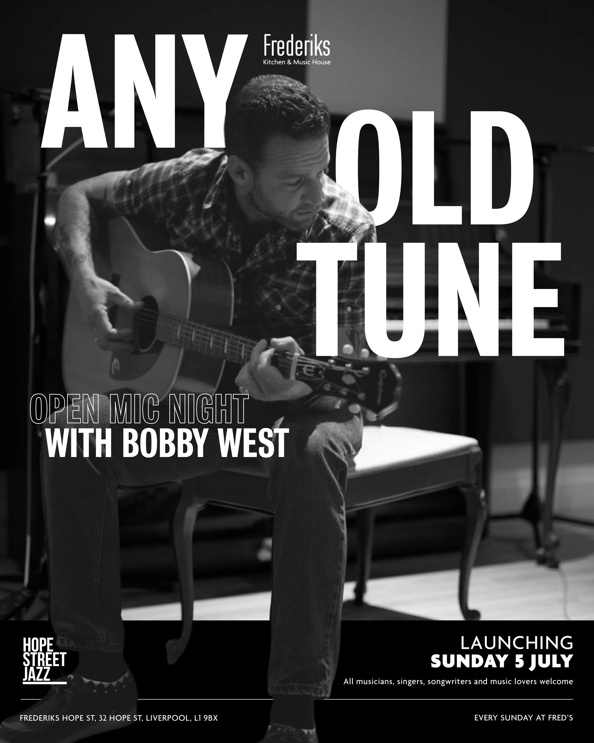 ANY OLD TUNE - OPEN MIC