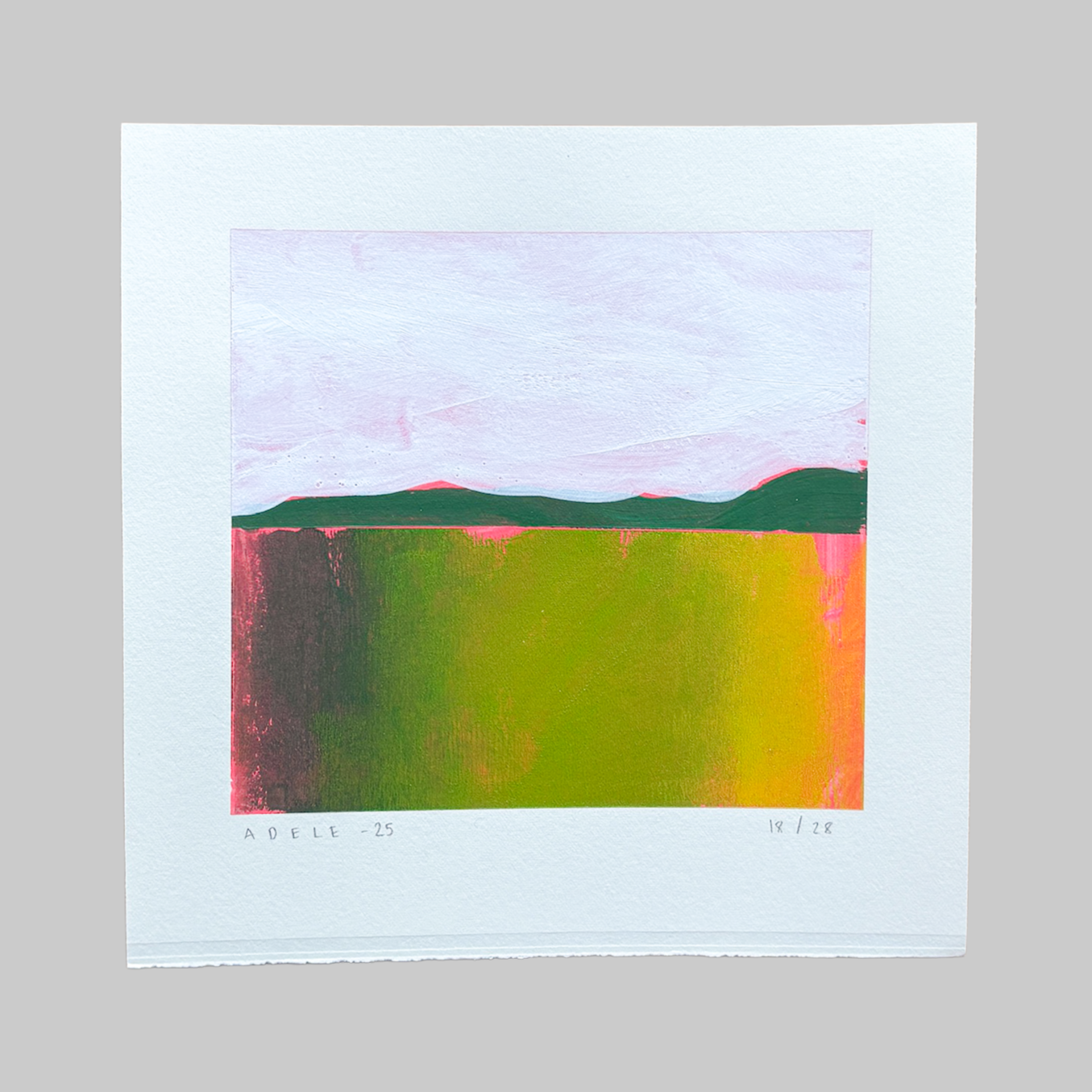Aukea – akryylimaalaus