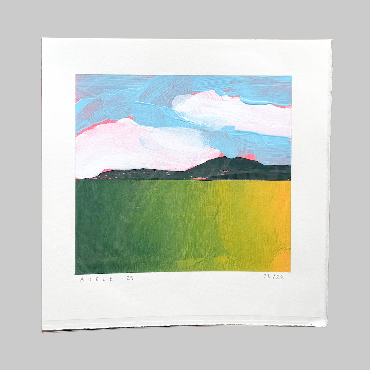 Aukea – akryylimaalaus