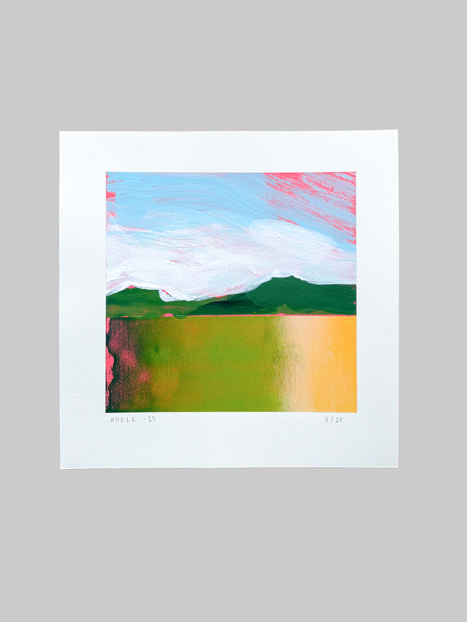 Aukea – akryylimaalaus