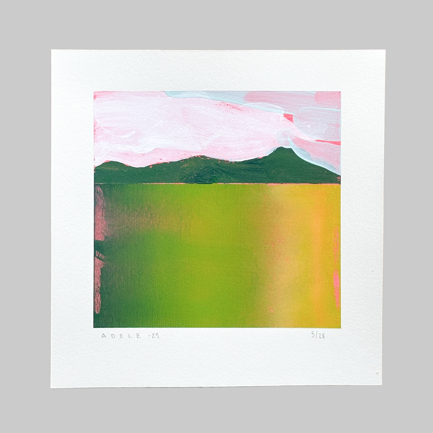Aukea – akryylimaalaus