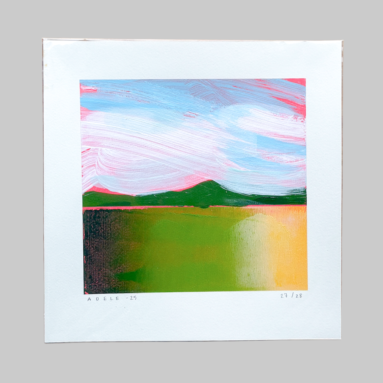 Aukea – akryylimaalaus