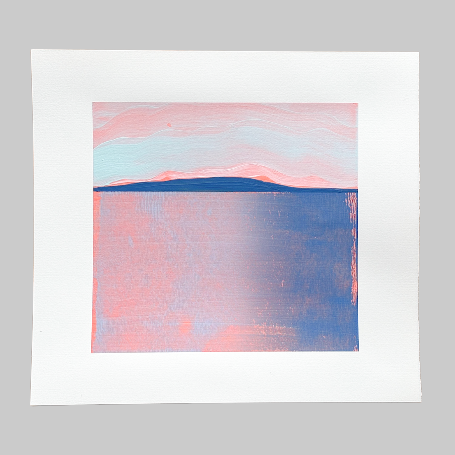 Horisontti – akryylimaalaus