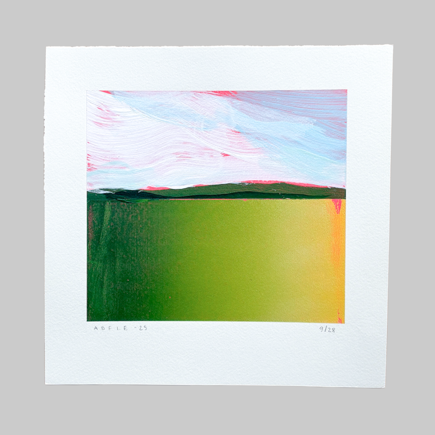 Aukea – akryylimaalaus