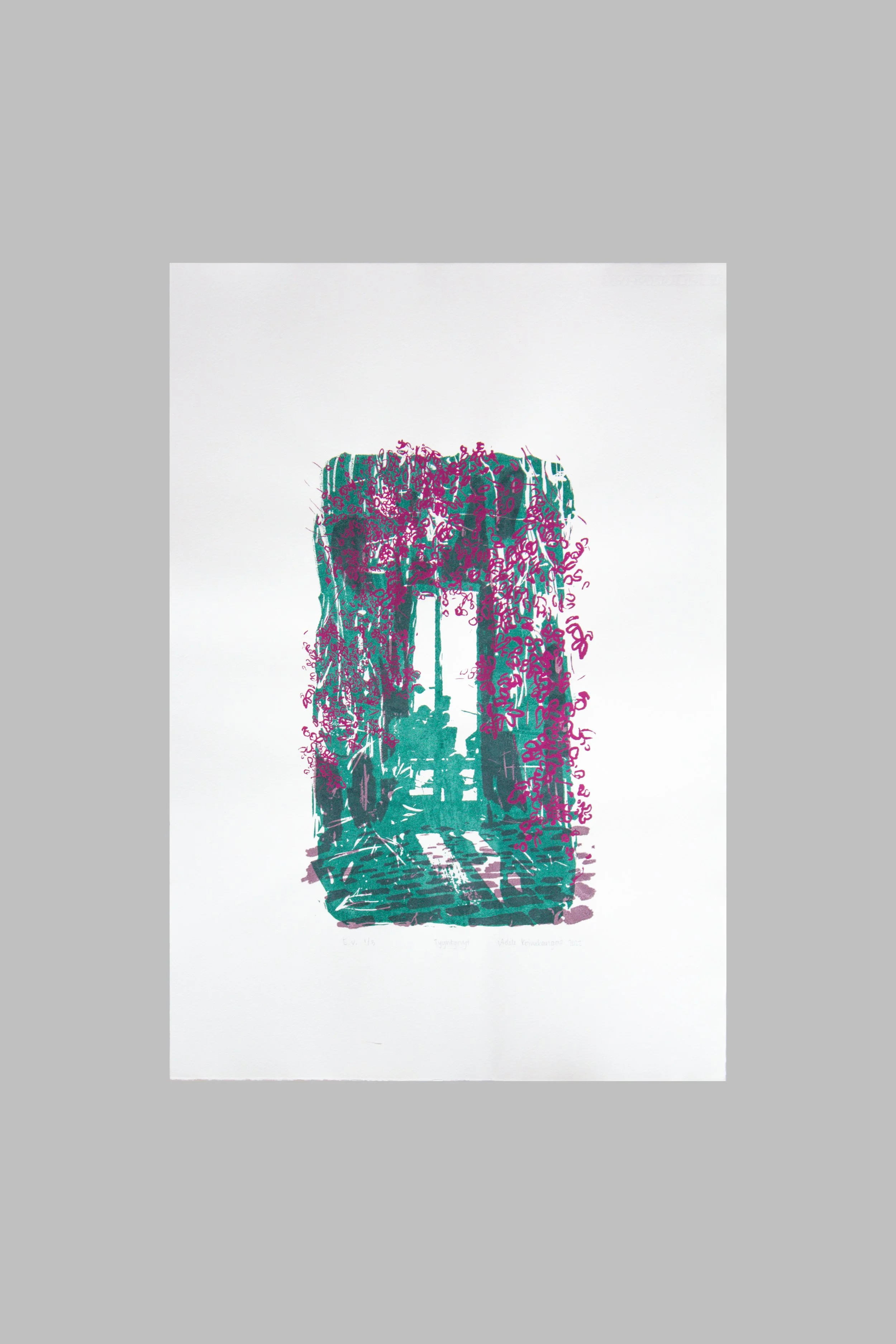 Tyyntynyt – serigrafia