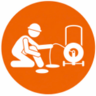 Image of engineer carrying out a CCTV survey