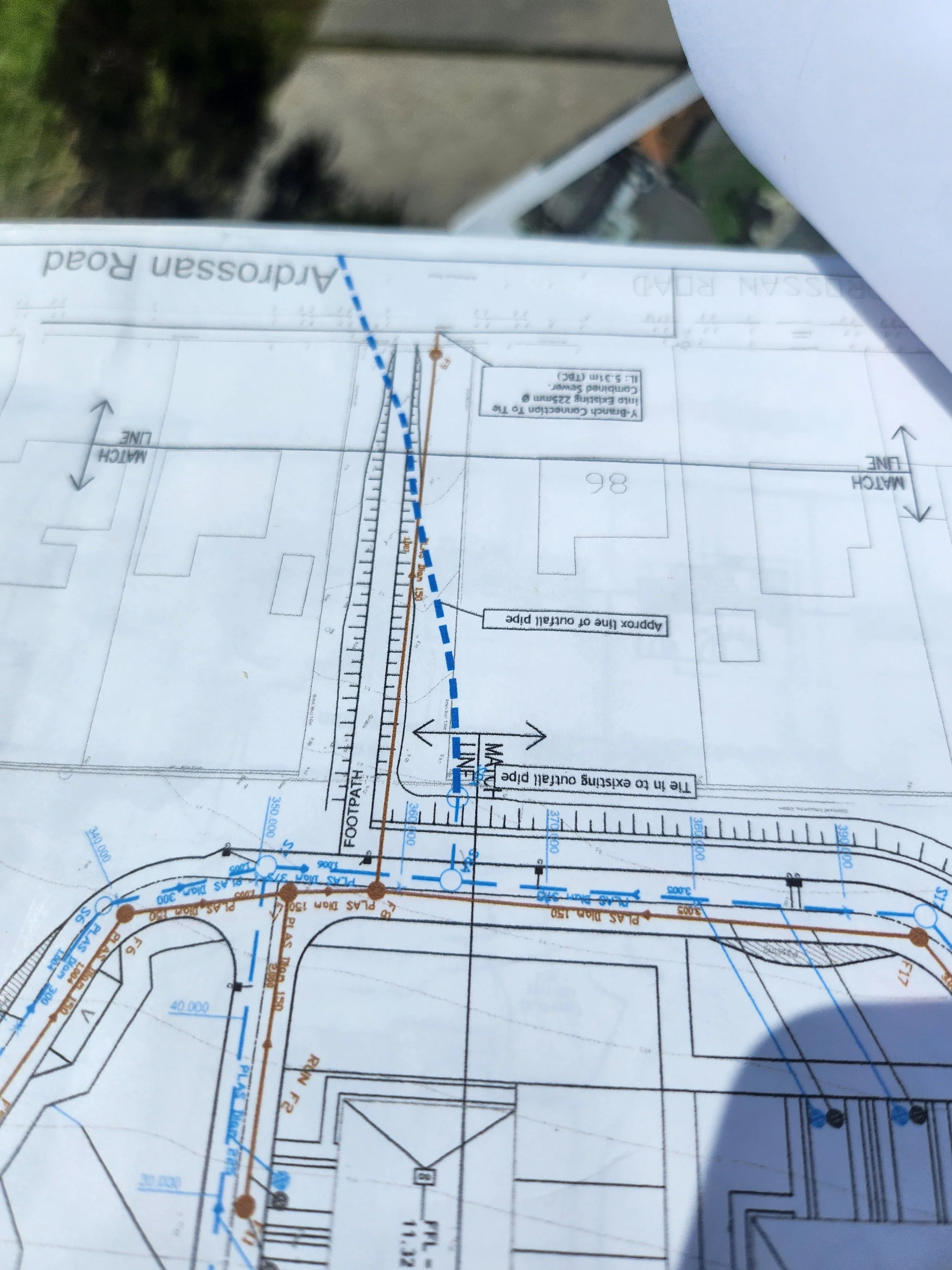CCTV-drain-survey-planning-Seamill-Ayrshire-Scottish-Water-approval