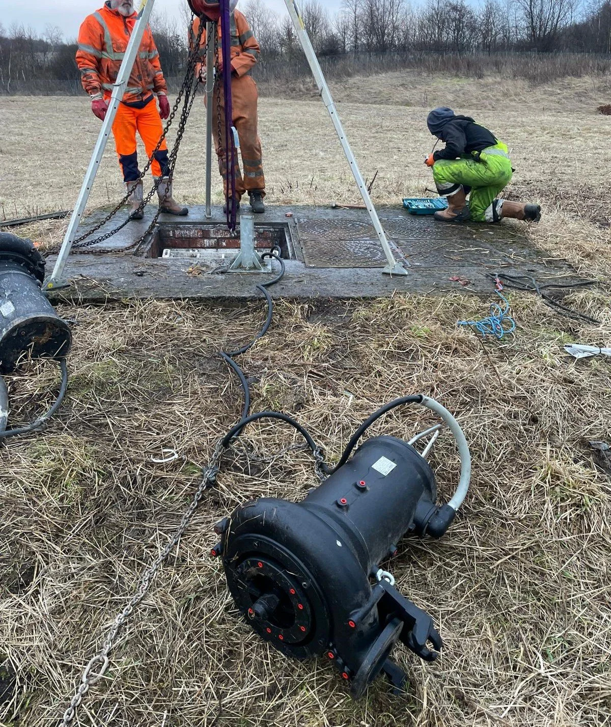 Pump Station in operation
