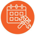 Image of a calendar to schedule maintenance