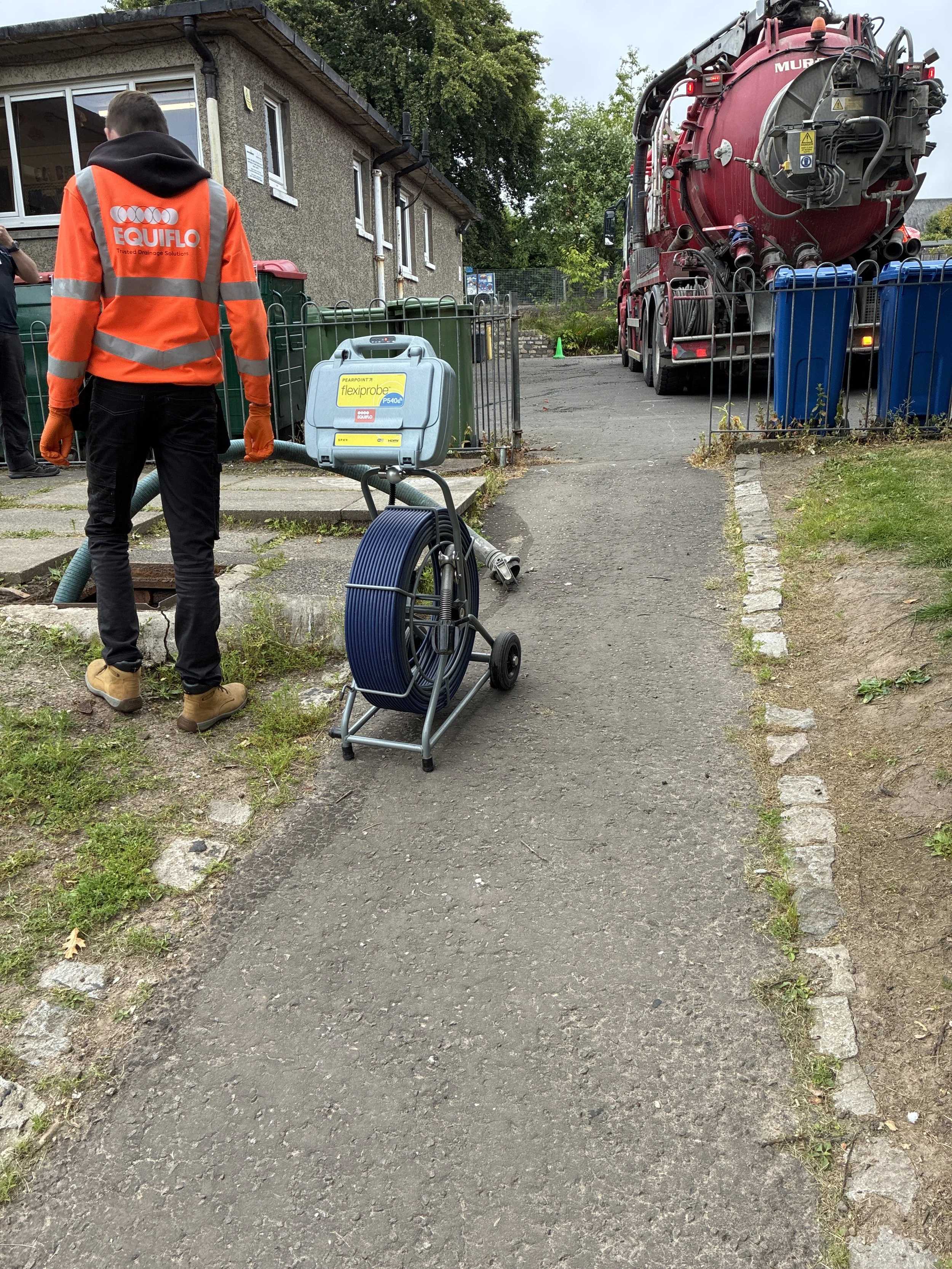 Image of CCTV Drain Survey in progress