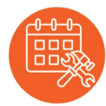 Image of a calendar to arrange planned maintenance