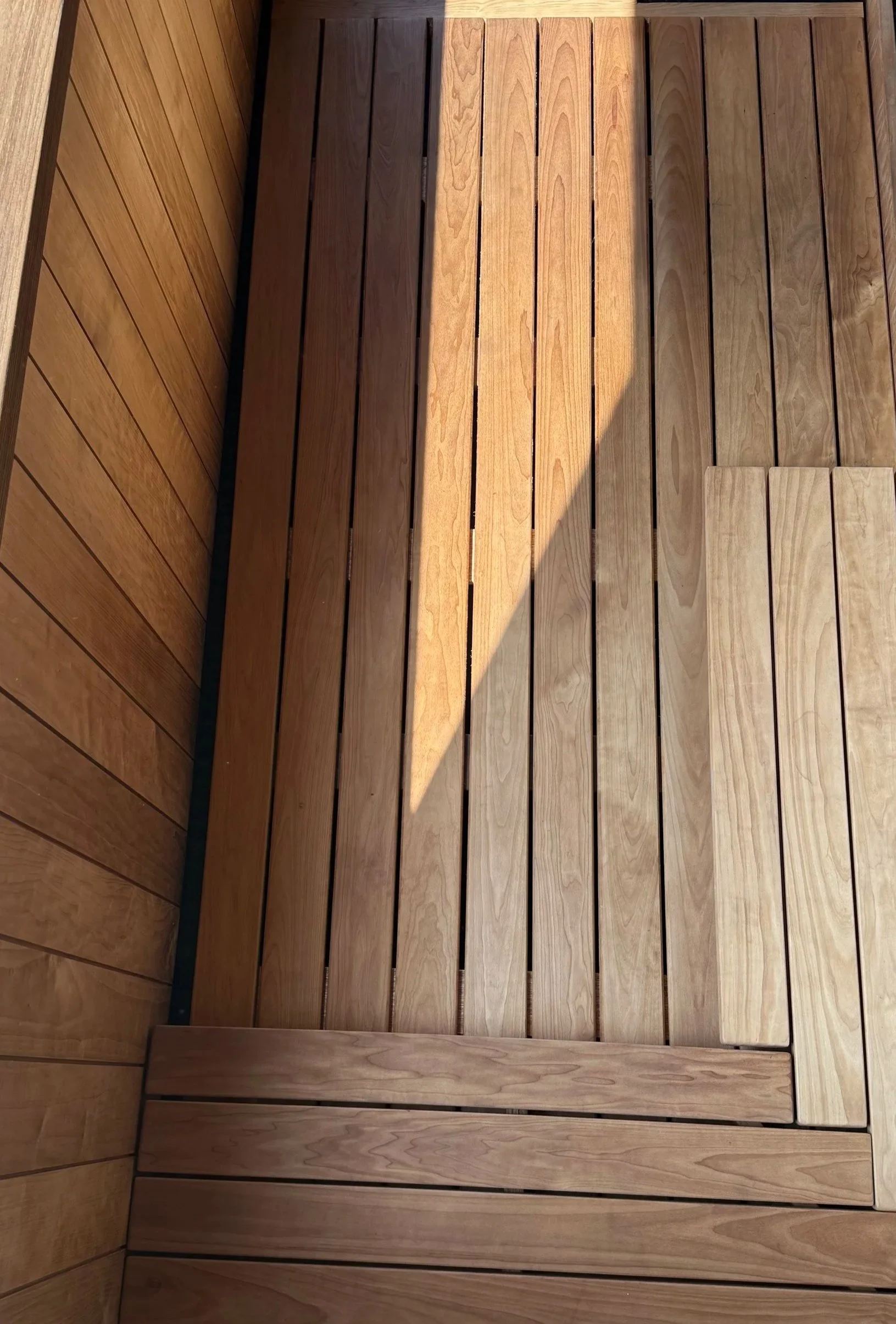 Thermo-Aspen used in wood-fired sauna at ROVE Sauna near Portland Maine