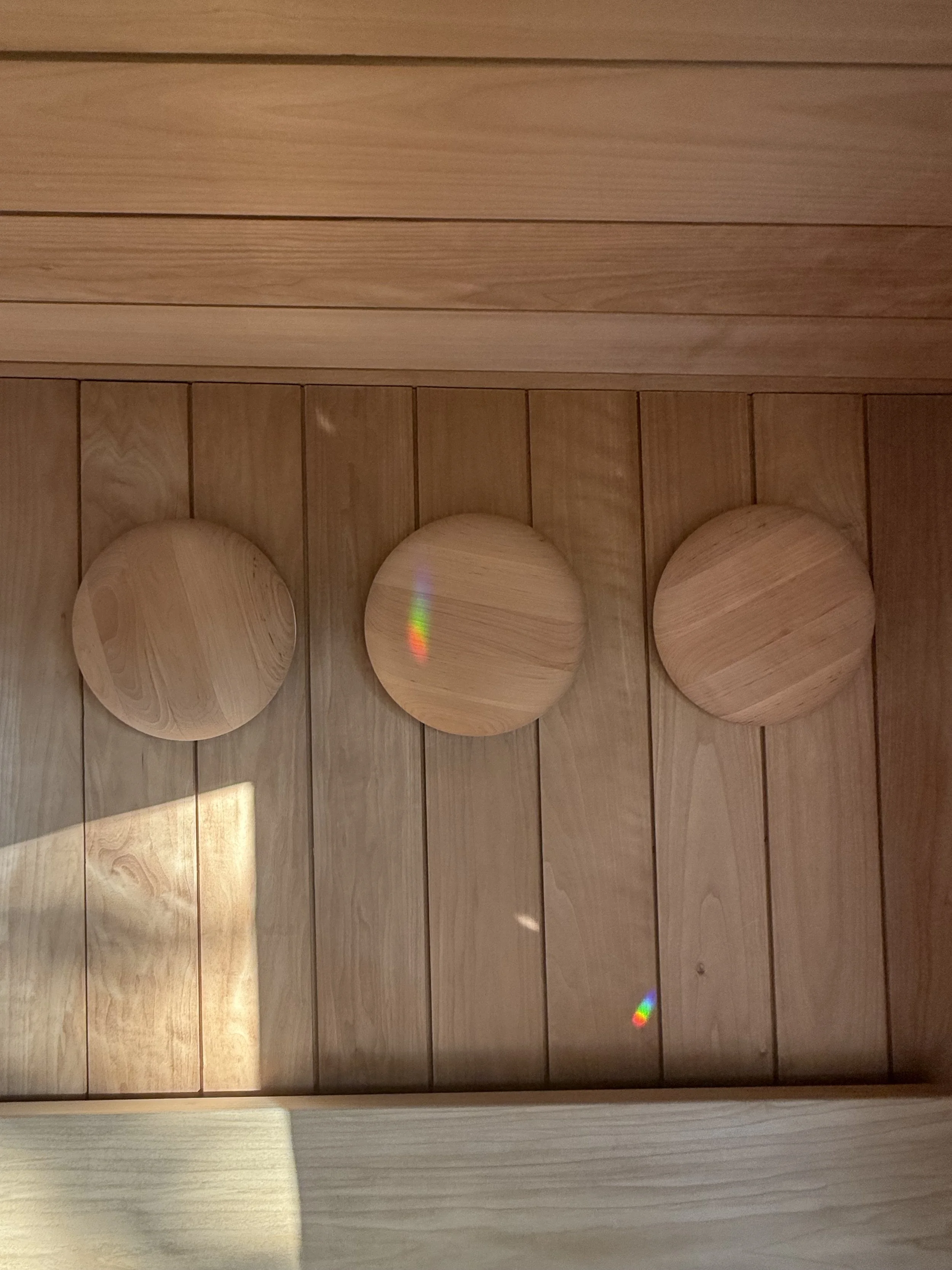 Adequate ventilation of wood-fired sauna at ROVE Sauna near Portland Maine