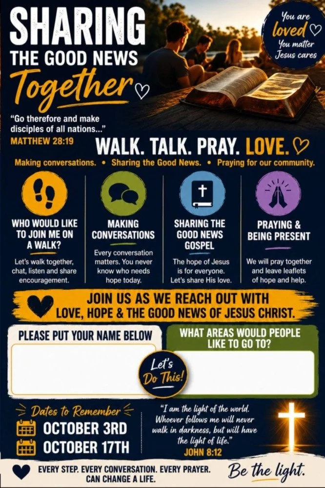 Sharing The Good News Together