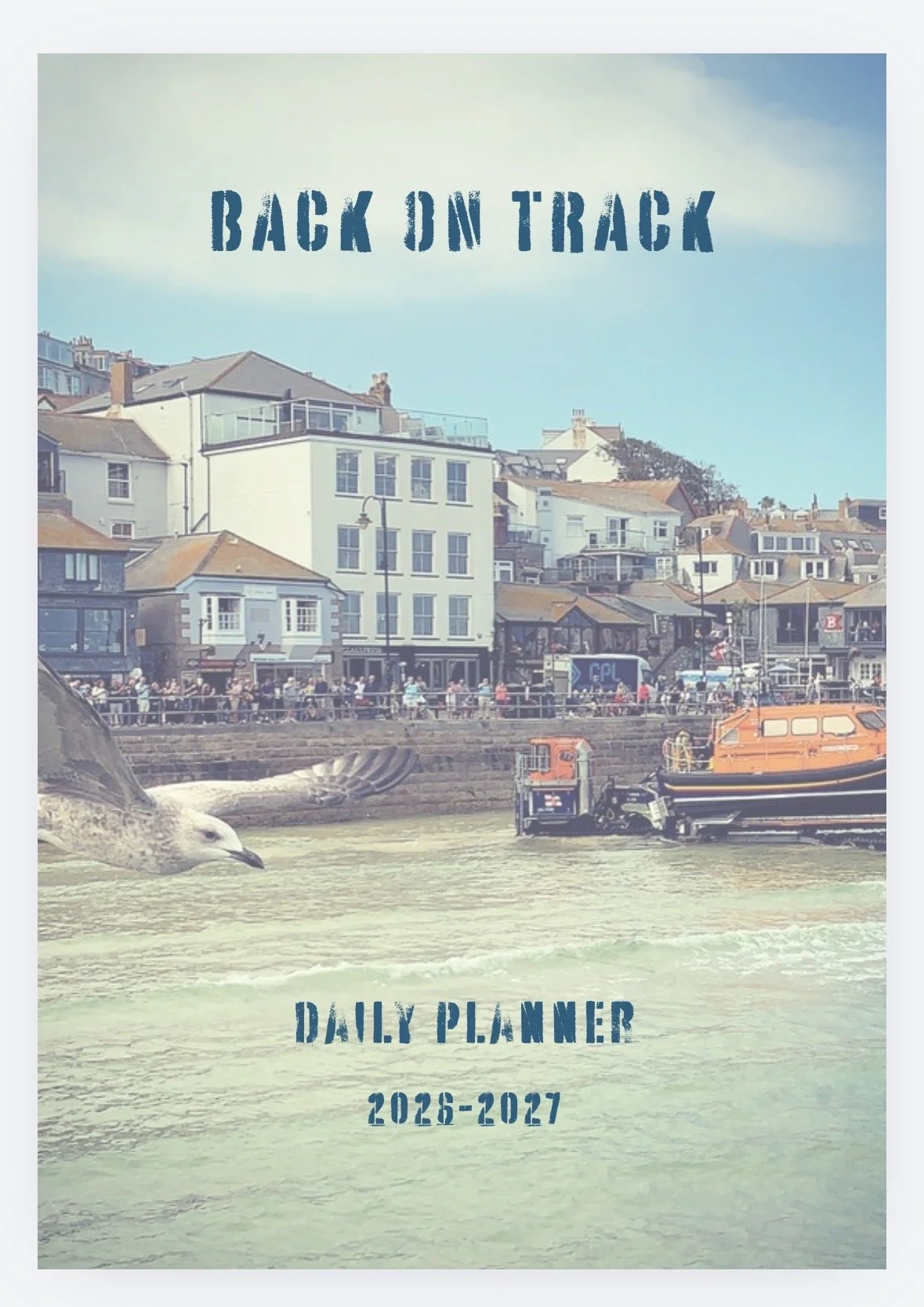 'Back On Track' planner - Sept & Oct 2026 - PDF (you to print) - Lifeboat cover