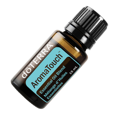 doTERRA AromaTouch essential oil blend bottle, 15 mL