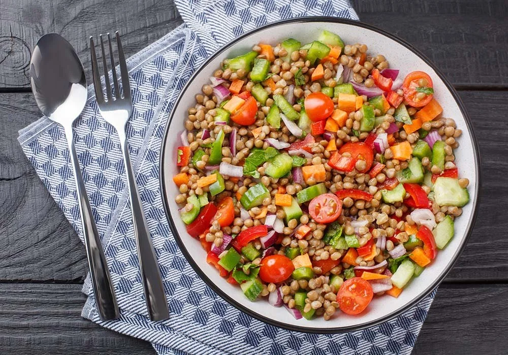 Amanida de llenties: fresca, nutritiva i ideal per a l’estiu