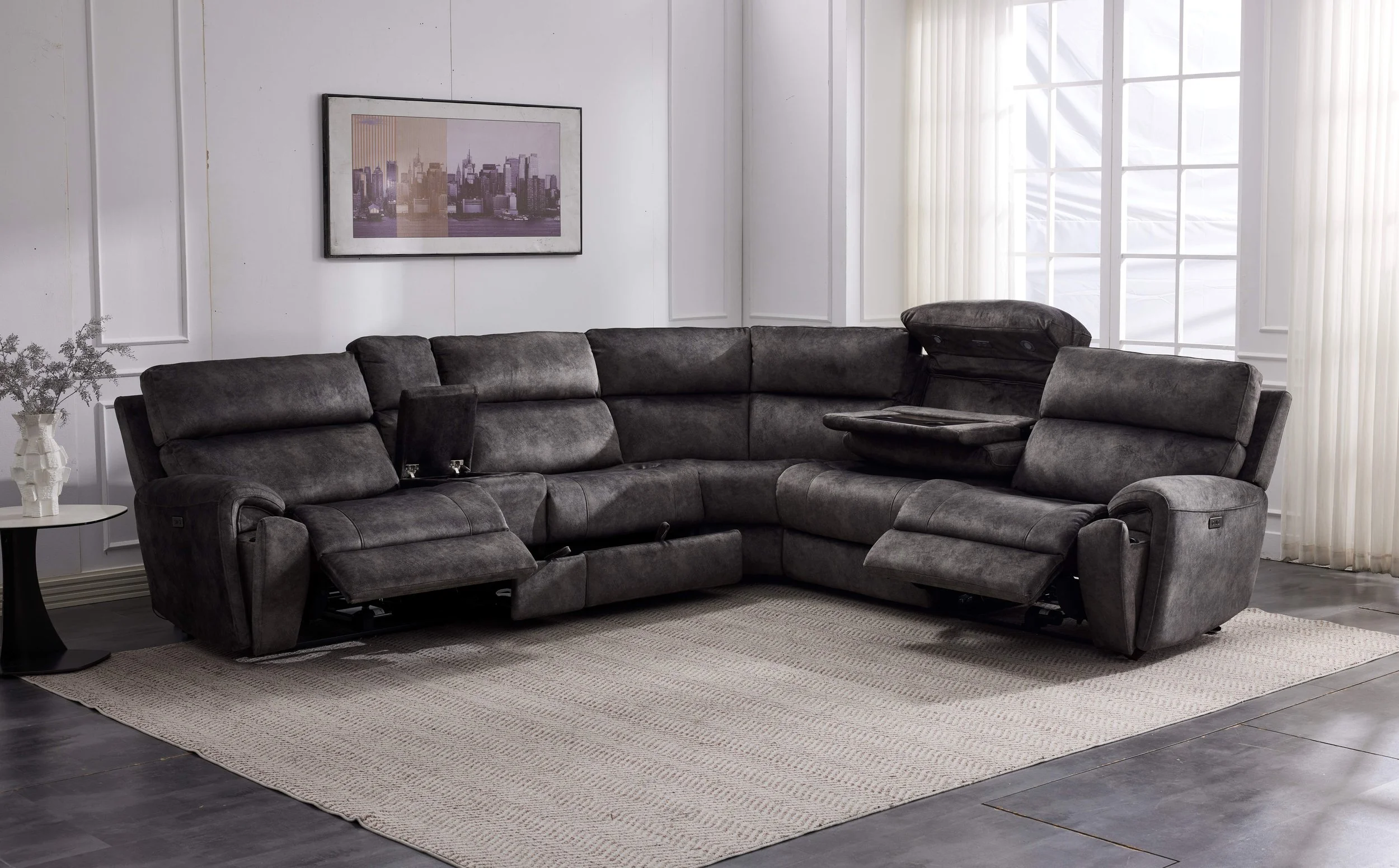 Grey Corner Sofa