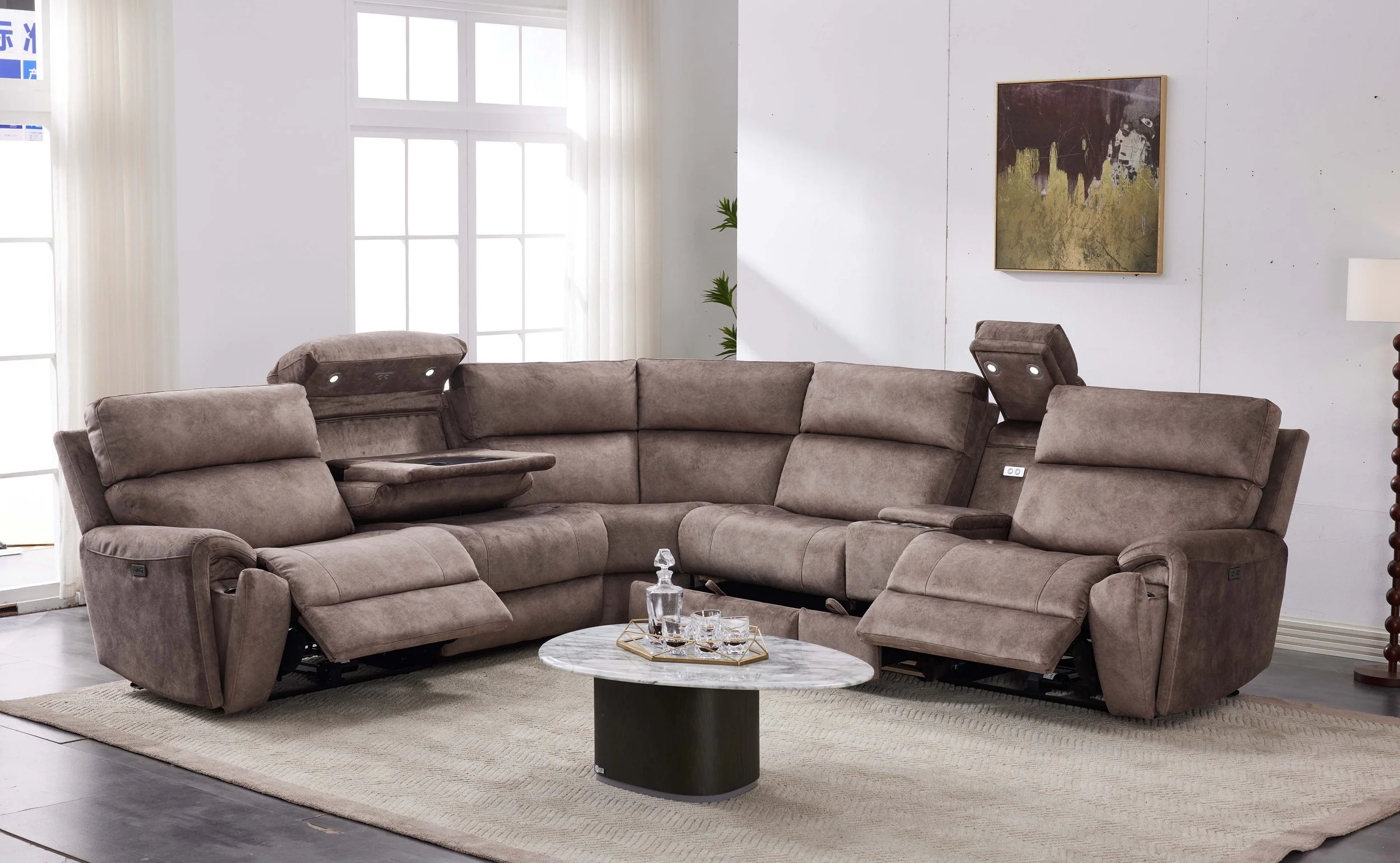 Beige-Truffle Corner sofa