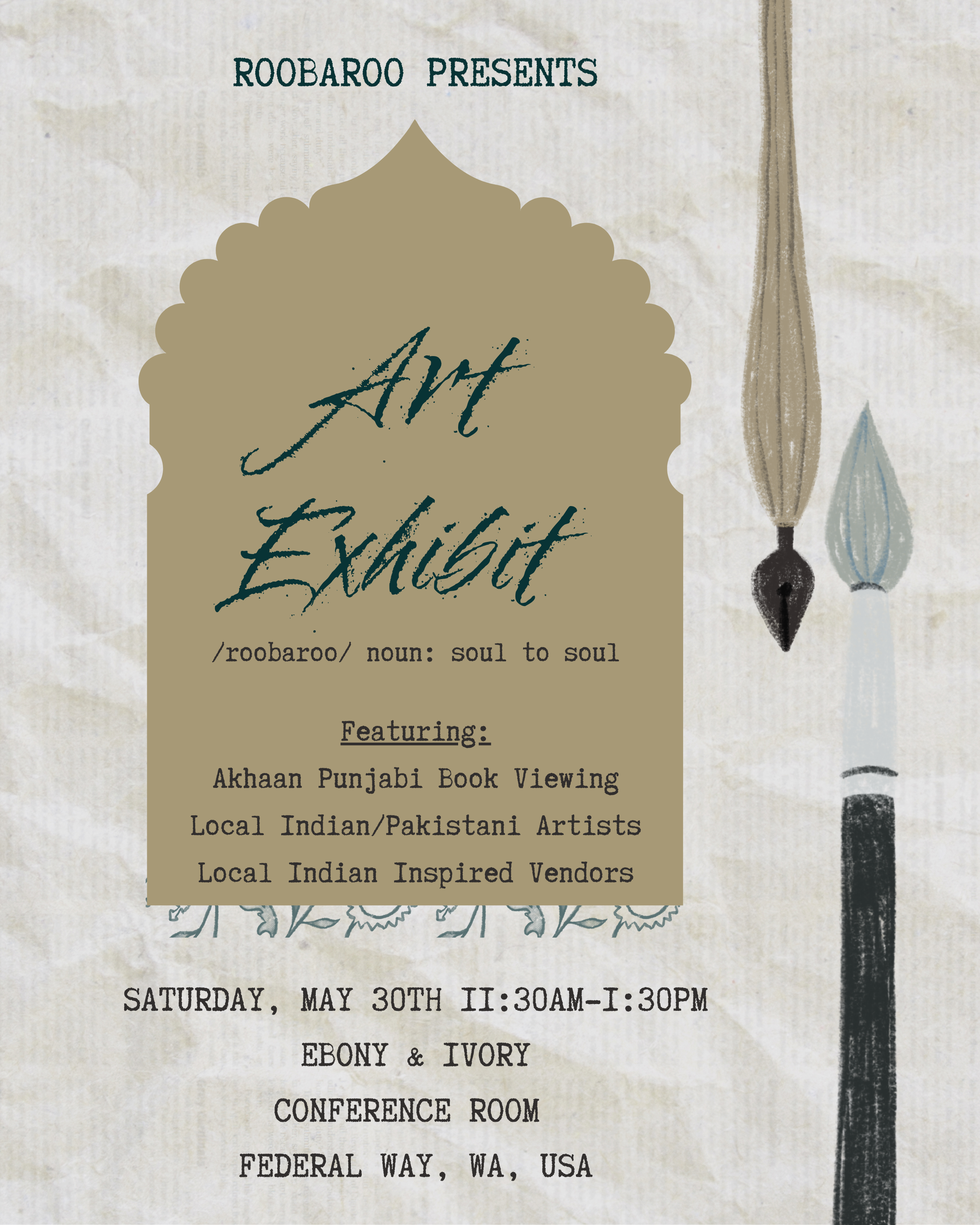 Roobaroo Art Exhibit- Tentative 