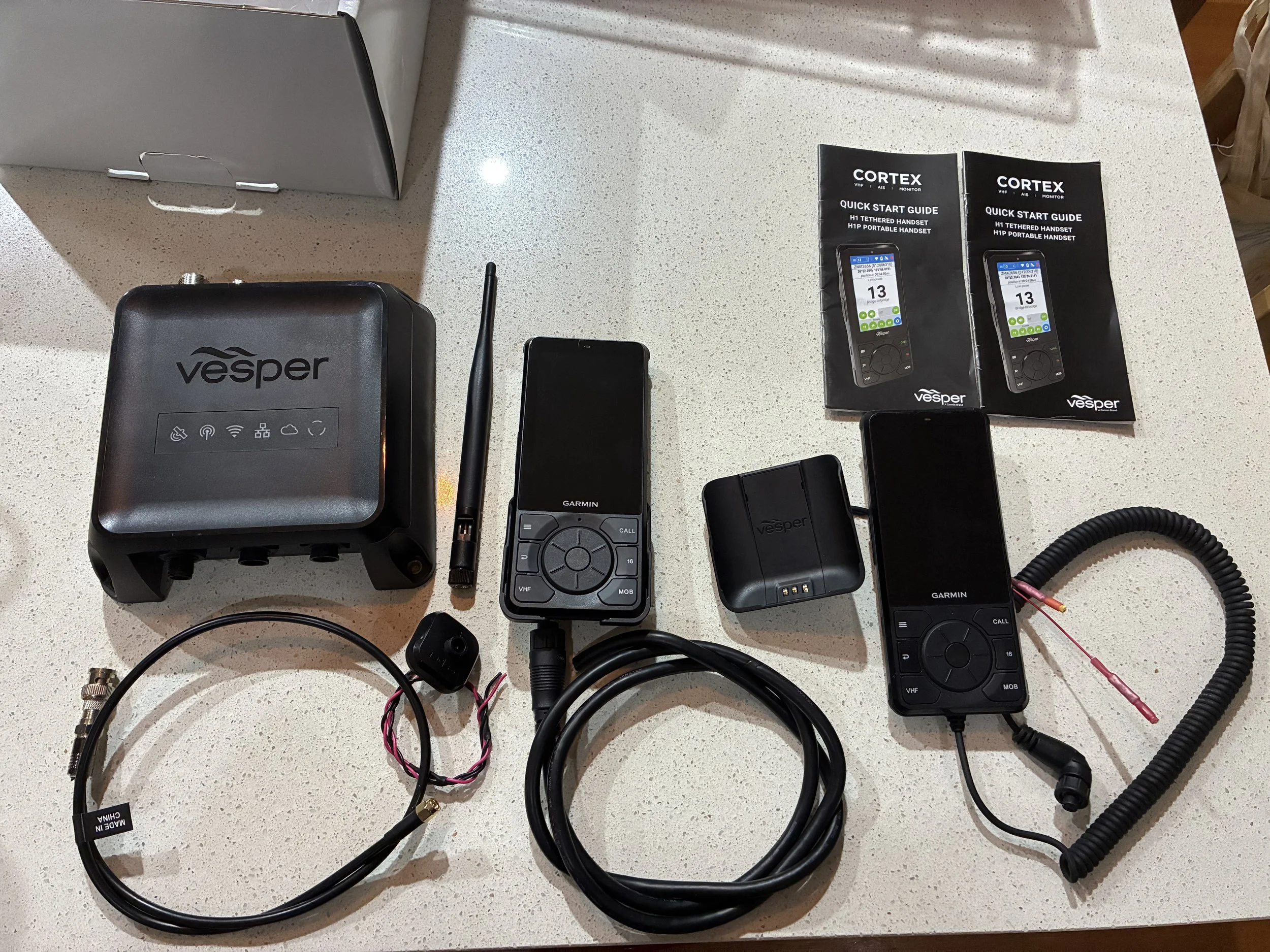 Garmin Vesper Cortex® V1, H1 &  H1P – Smart Marine VHF Radio with AIS & LTE