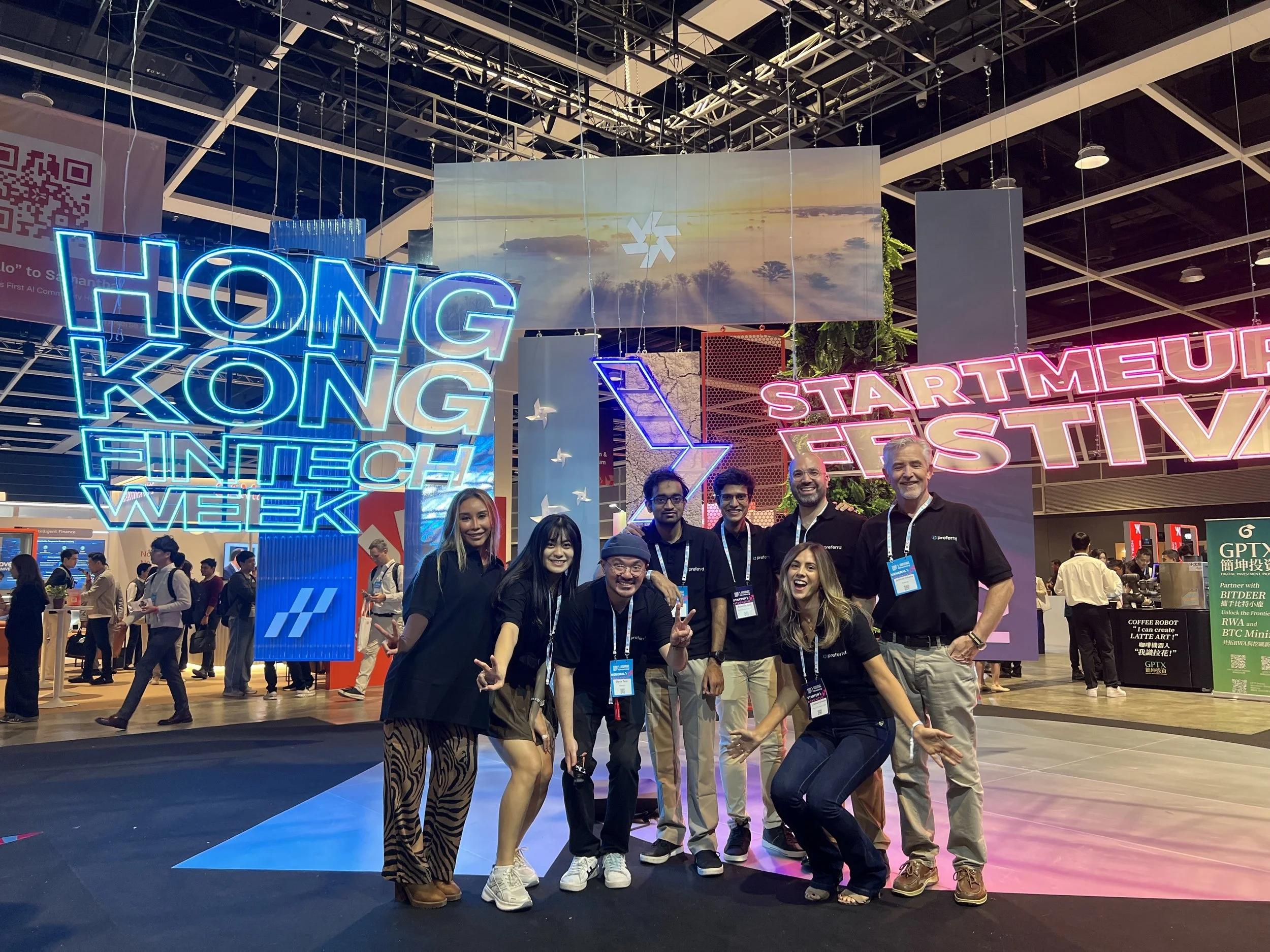 Team Preferrd at Hong Kong Fintech Week 2025 x StartMeUp Festival