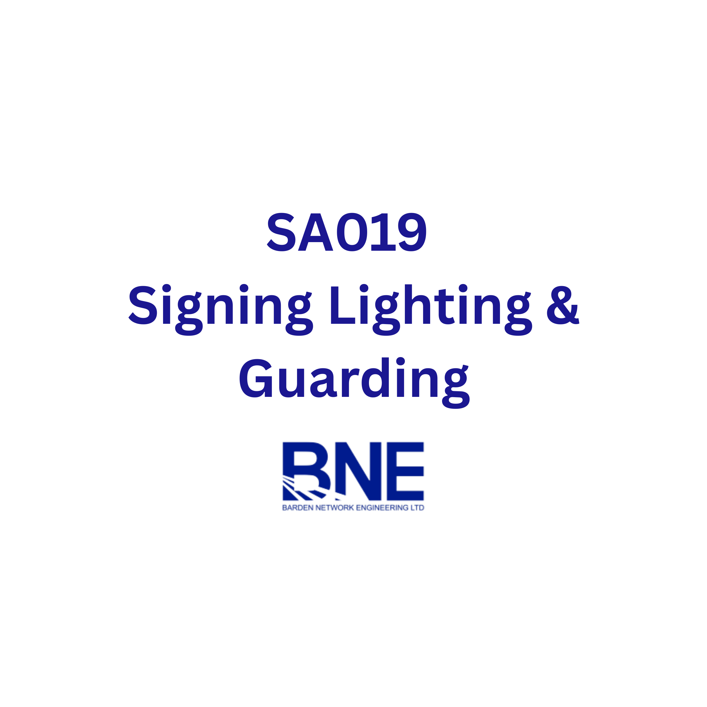 Smart Awards SA019 Signing Lighting & Guarding