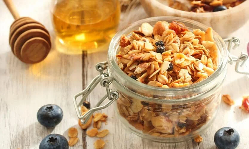 Muesli sin gluten para el desayuno