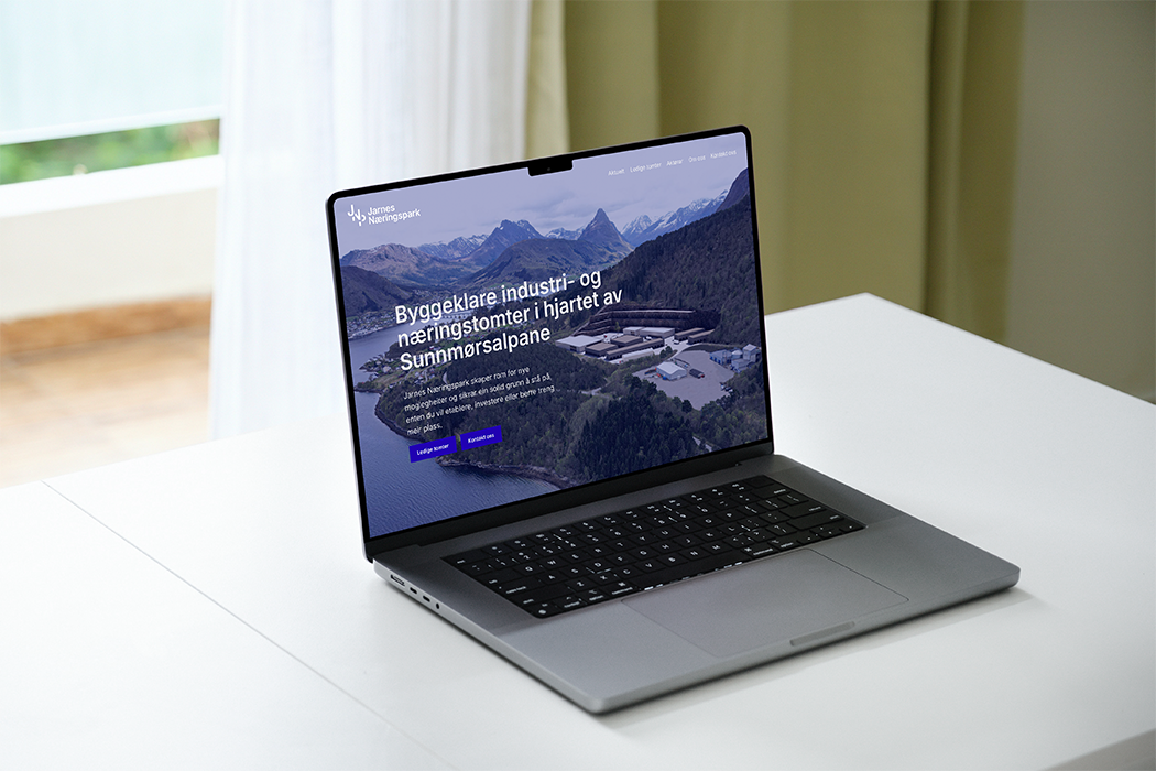 Ny visuell profil og nettside for Jarnes Næringspark