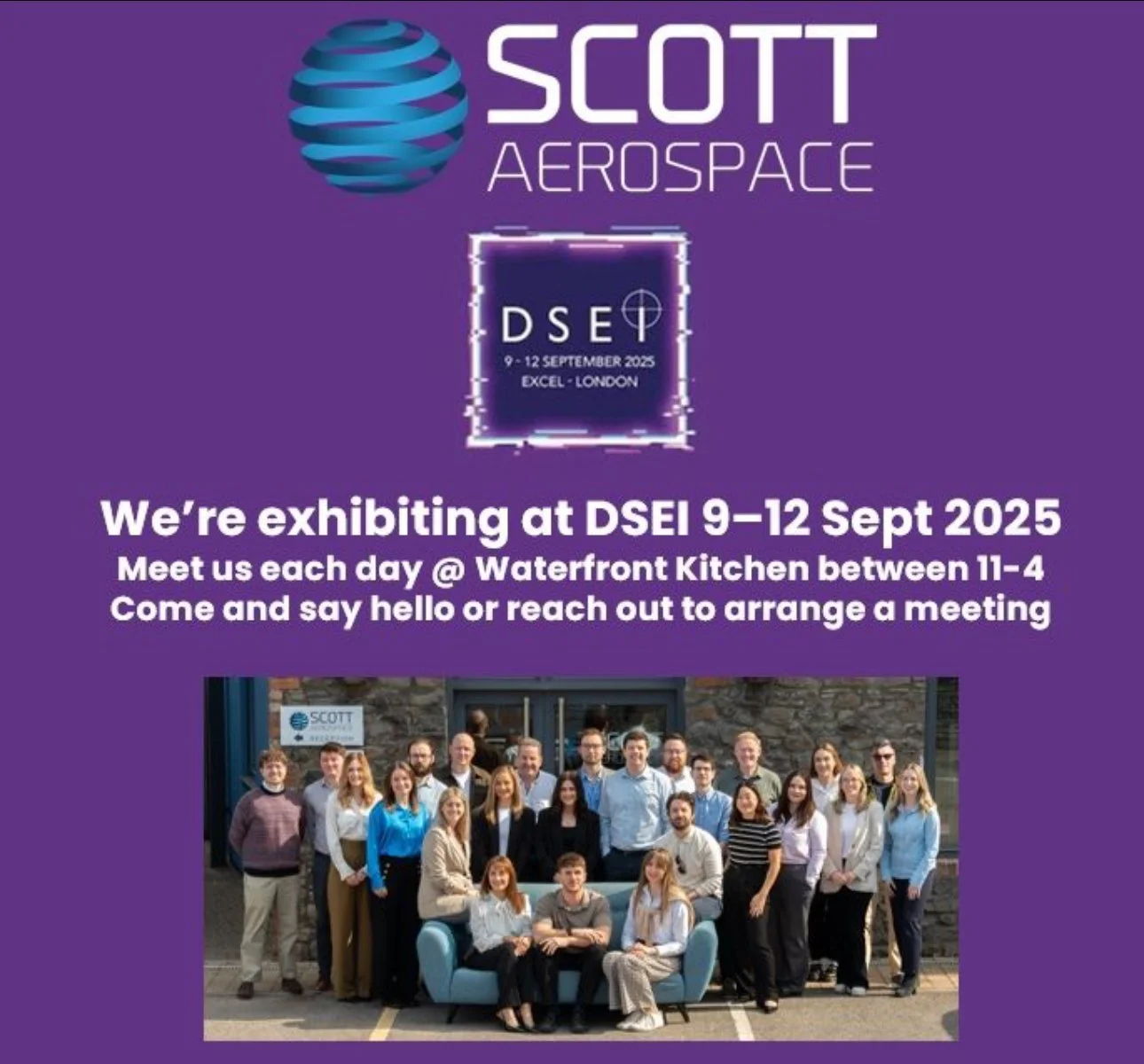Scott Aerospace to attend DSEI 2025