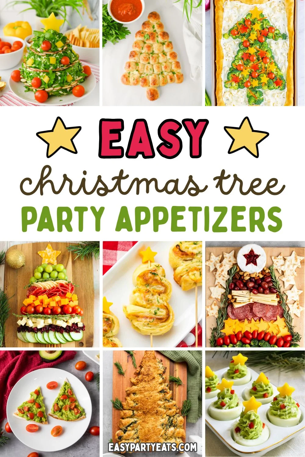 Easy Christmas Tree Appetizers