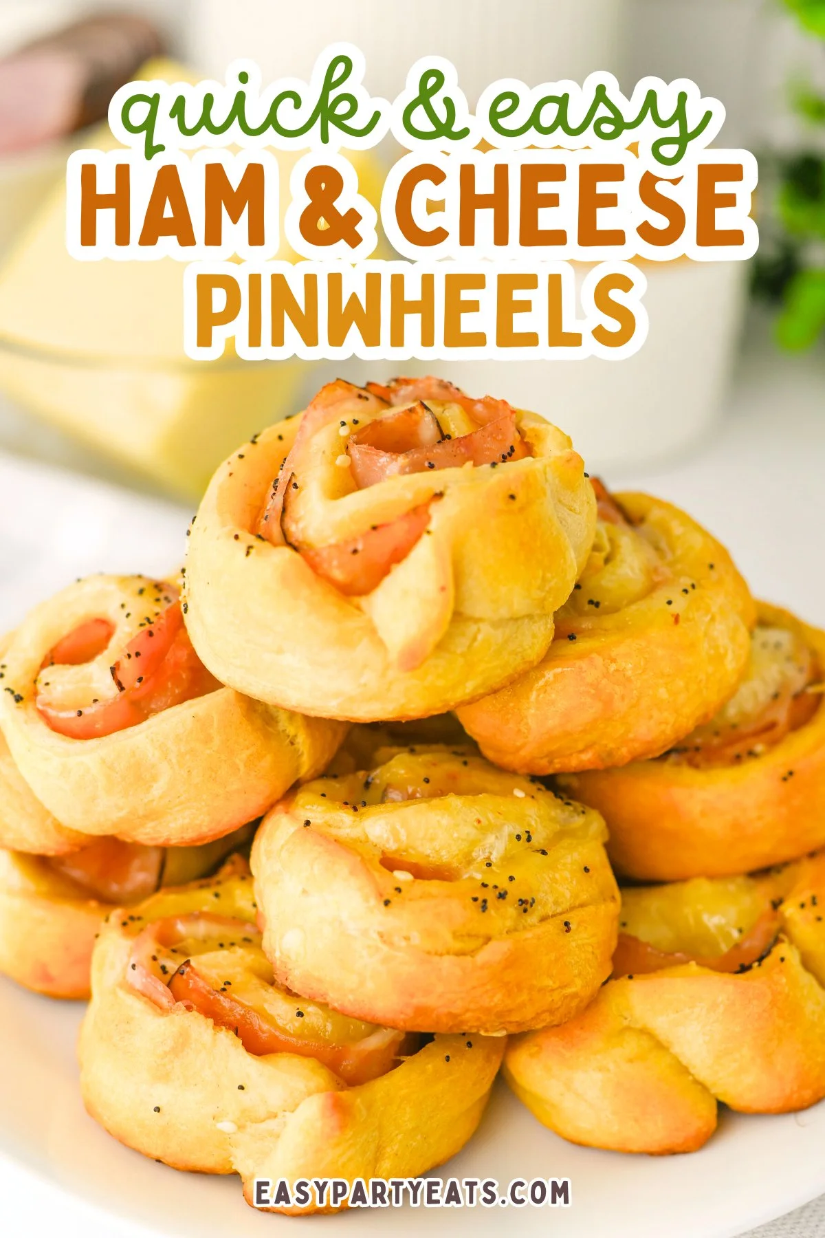 Ham &amp; Cheese Pinwheels