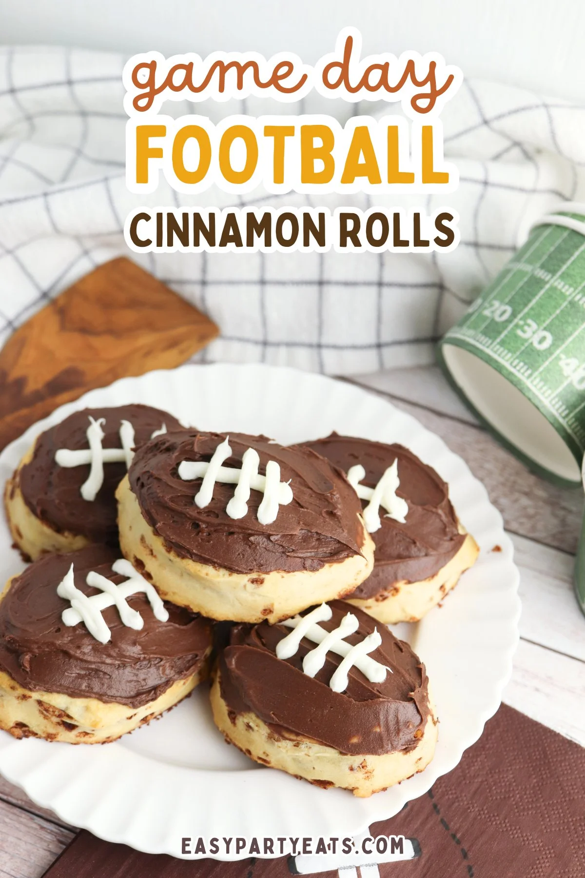 Cinnamon Roll Footballs