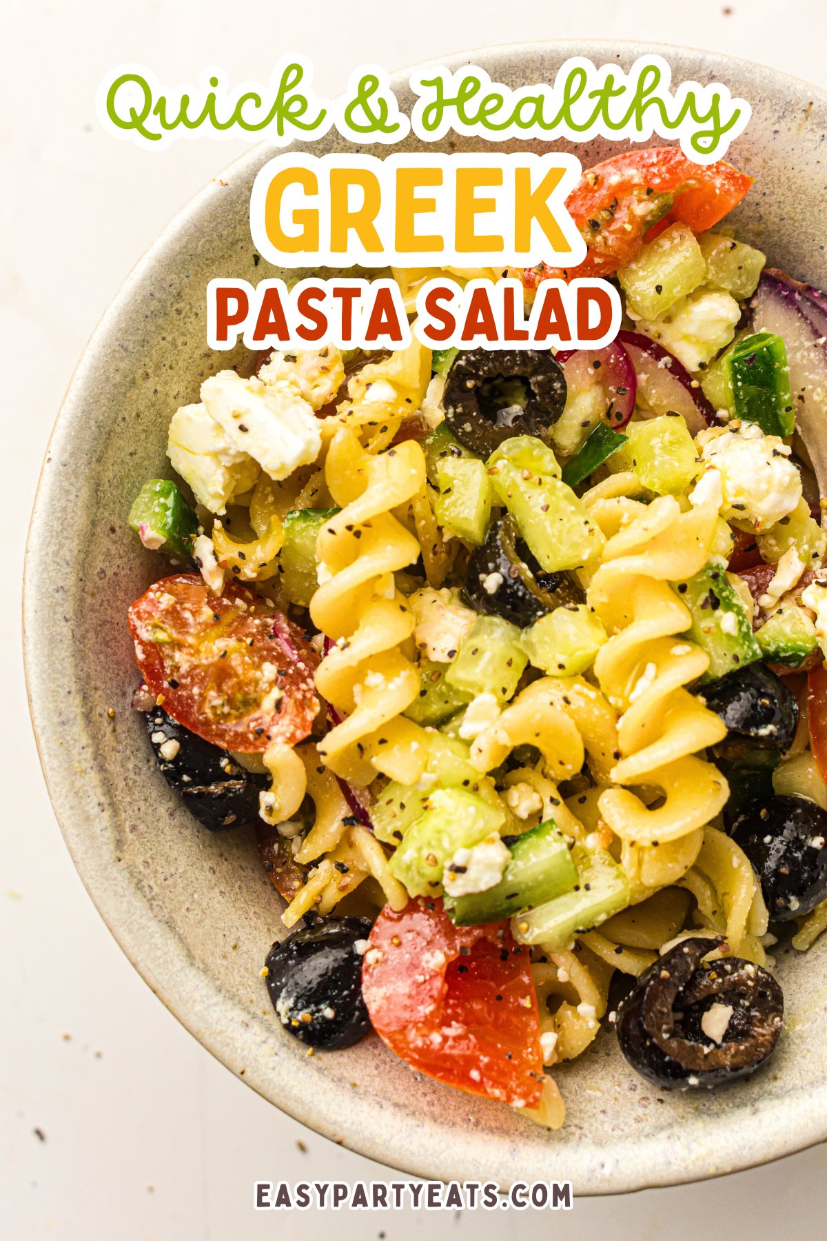 Easy Greek Pasta Salad