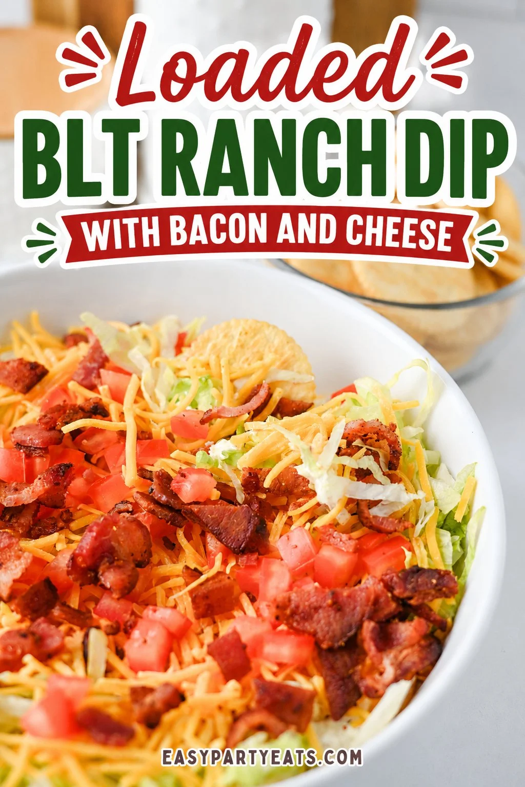 Easy BLT Ranch Dip