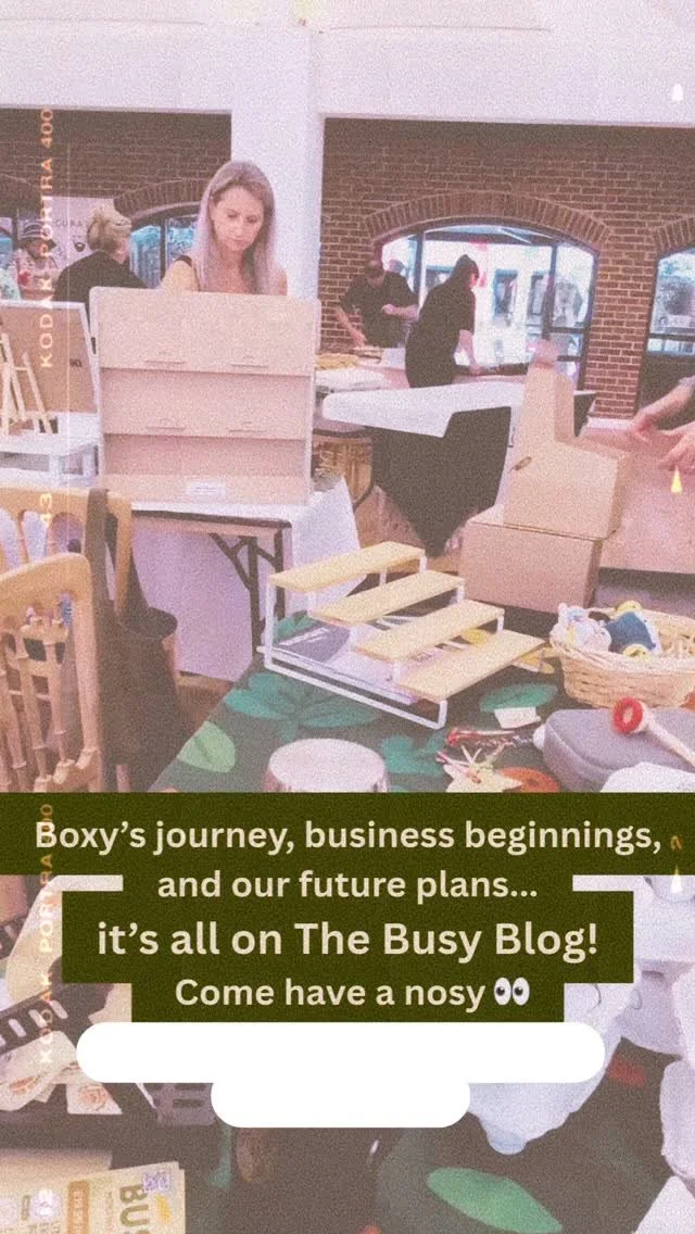 Ever wondered how The Busy Box started?
What began as a few homemade crafts at our kitchen table (in between snack demands and nap refusals) has grown into a magical monthly adventure, complete with story quests, stickers, sibling-friendly plans and