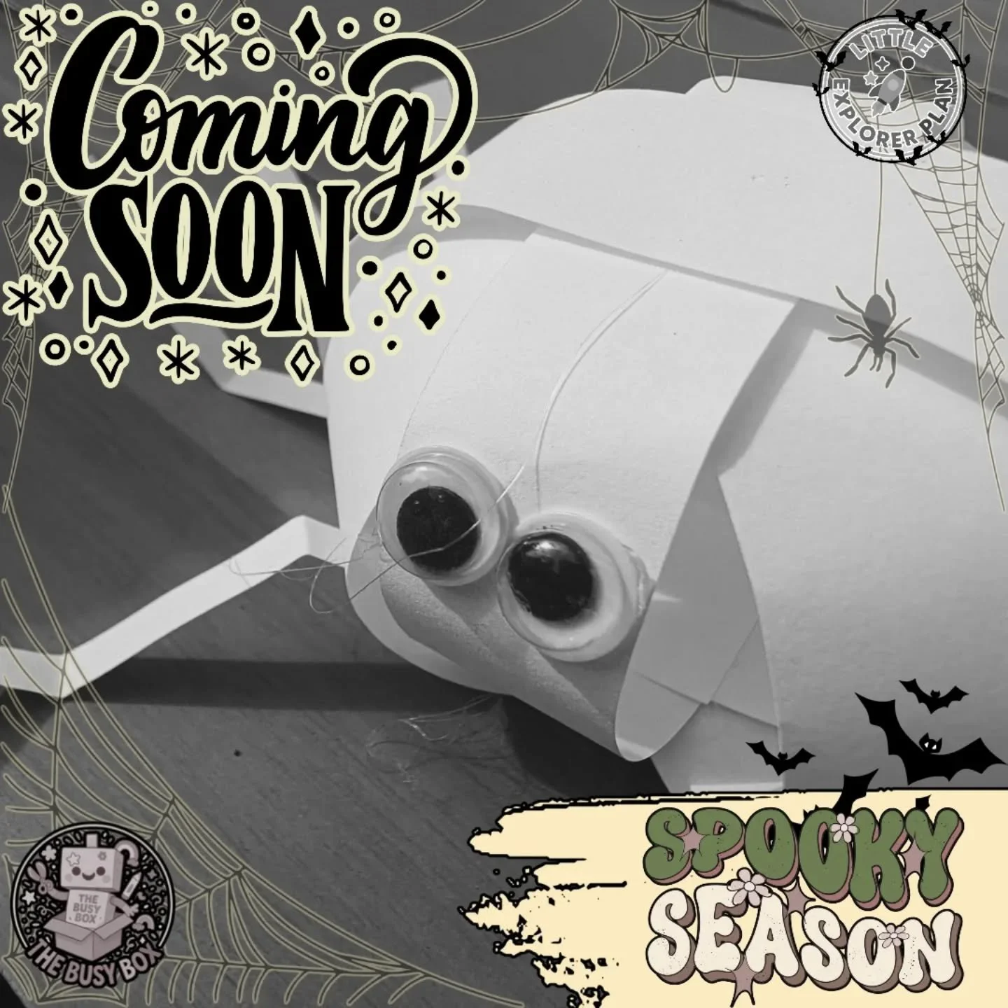 🕷️ Our Little Explorers have been busy crafting creepy crawlies… and that can only mean one thing… 👻 *Spooky Season* is coming! 🎃✨
Next month’s Busy Box is packed with frightfully fun crafts that’ll have your little mons