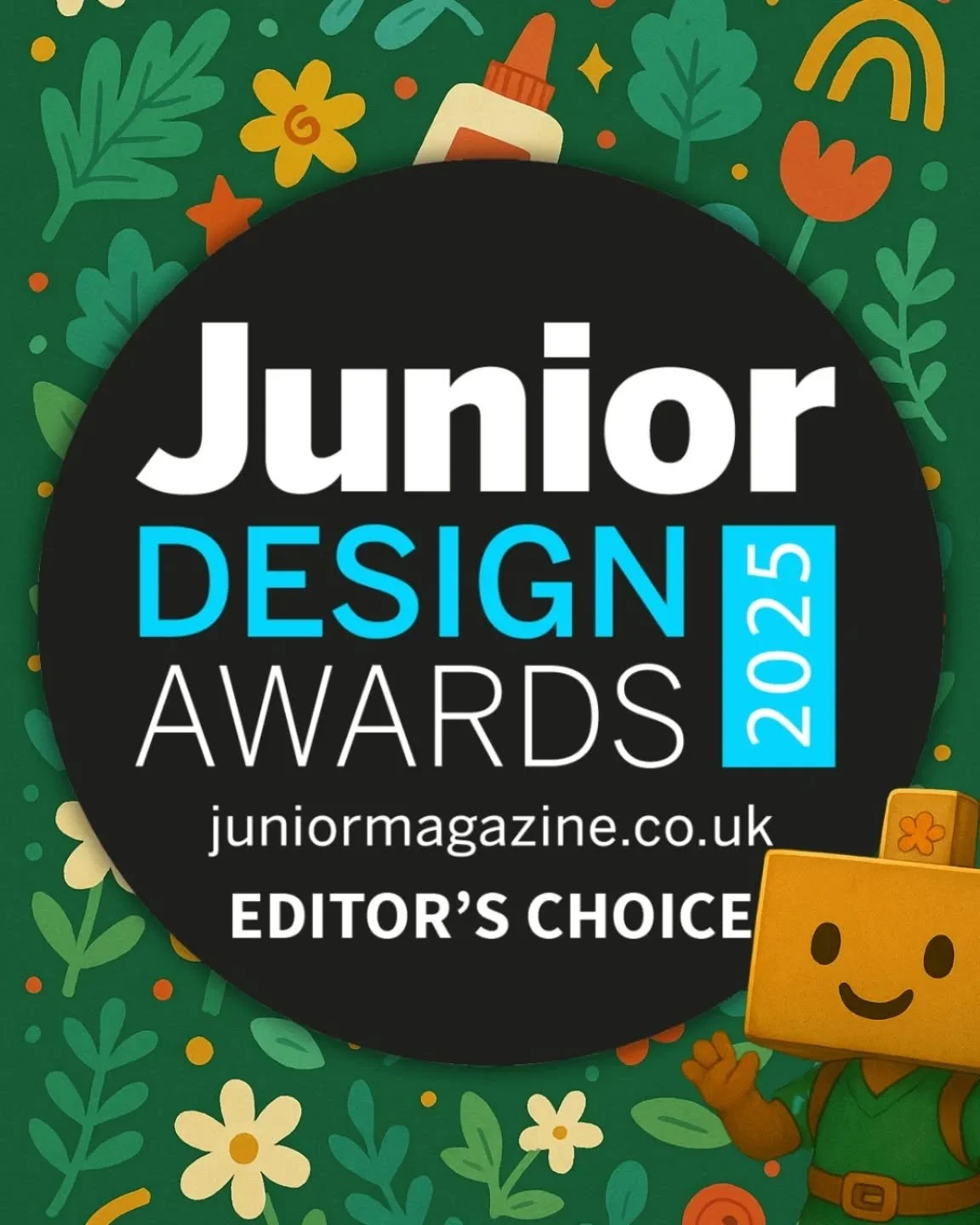 We only went and WON Editor’s Choice!
Out of hundreds of entries from across the UK and beyond, The Busy Box has been named an Editor’s Choice Winner at the Junior Design Awards 2025 🏆
These awards are a big deal in the world of child