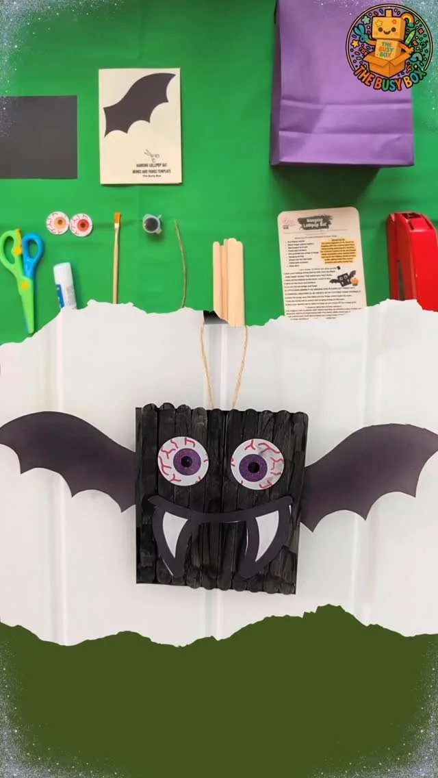 🕷️🎃 Next month’s Busy Box is all about Spooky Season! Shipping from the 25th, it’s packed with Halloween-inspired fun, including our creepy-crawly Lollipop Spider activity 👻
✨ Award-winning subscription for ages 1–6
✨ Four theme