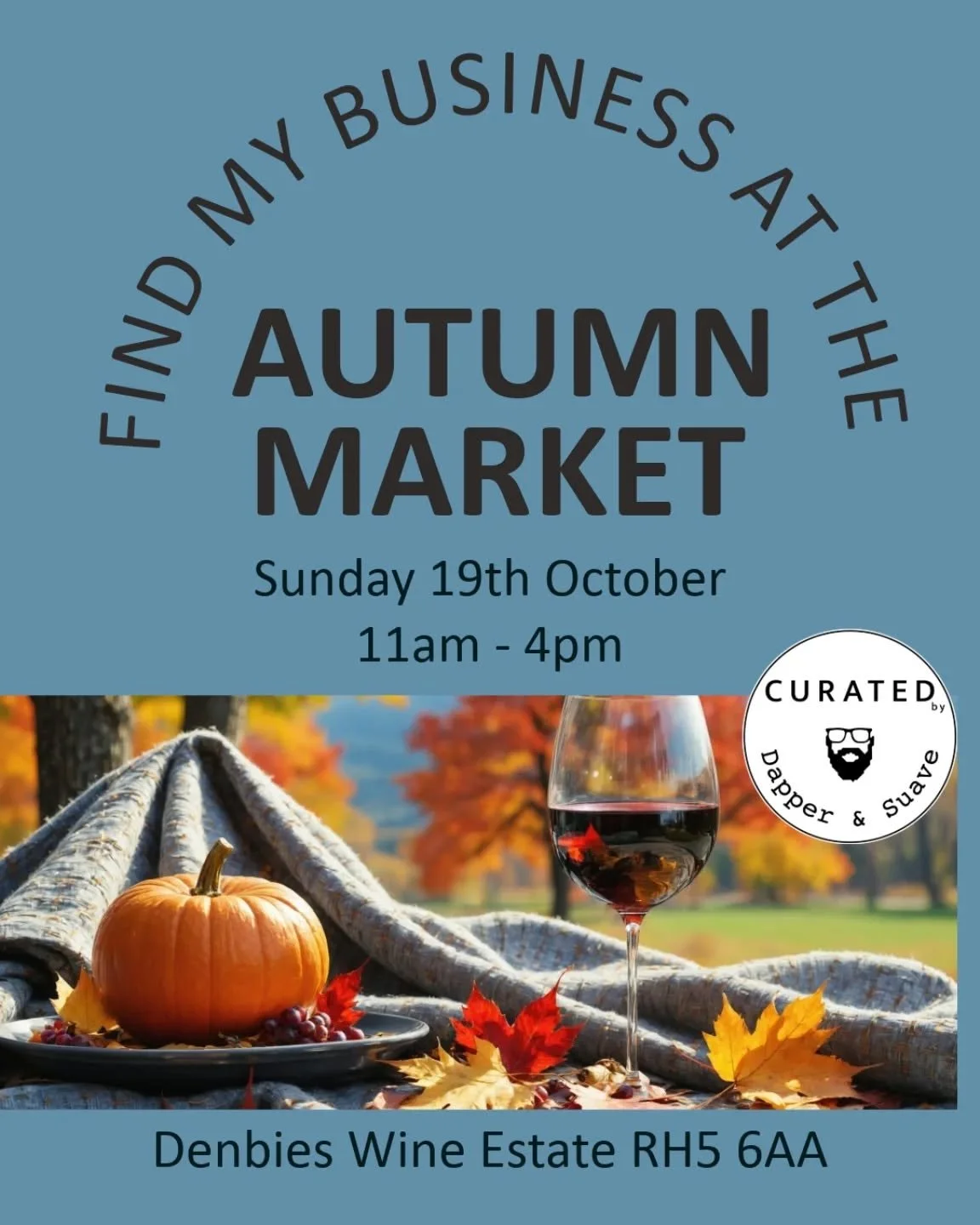 We’re excited to be back at the Autumn Market at Denbies Wine Estate on Sunday 29th October, curated by Dapper & Suave!
Find us in the Ranmore Suite, where we’ll be:
🎨 Running fun craft activities with visitors
📦 Selling a mix of