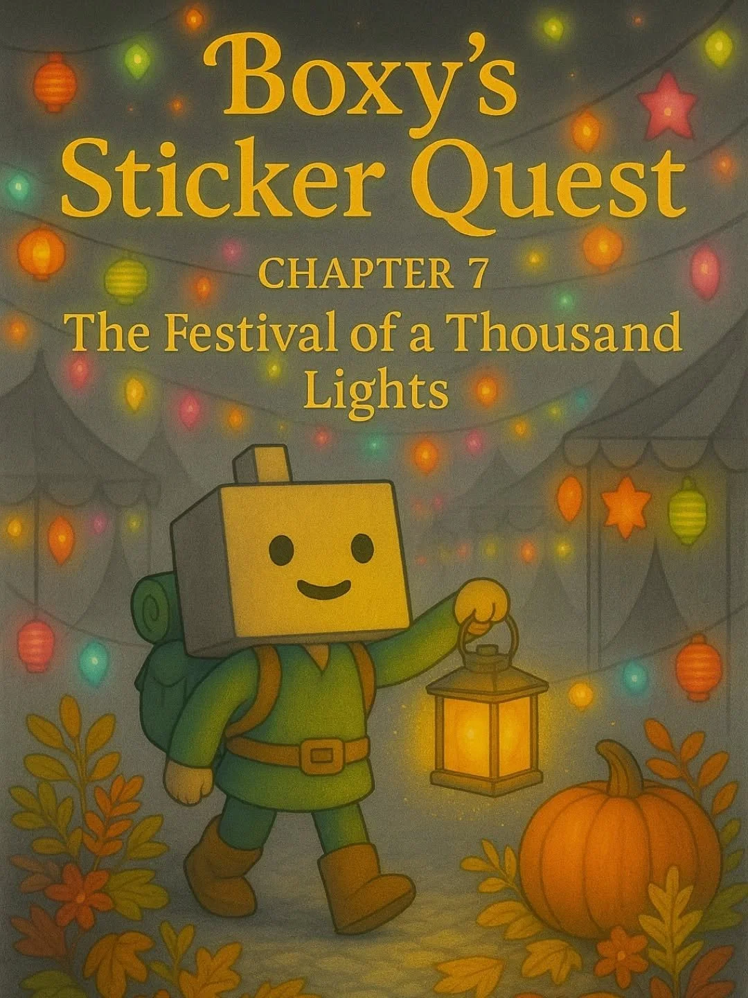Chapter 7 is here – The Festival of a Thousand Lights! ✨
This November, Boxy and friends arrive at Crafteria’s most magical celebration yet, a glowing festival filled with lanterns, laughter, and light. 🕯️🍂
From the 25th of this month