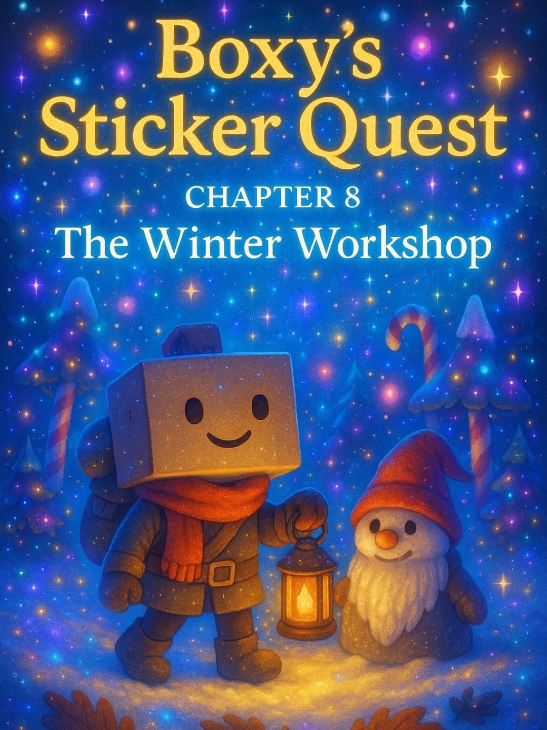 Chapter 8 of Boxy&rsquo;s Sticker Quest is here&hellip; The Winter Workshop!

This December, Boxy steps into a snowy wonderland filled with candy-stick trees, twinkling lights, and a mysterious workshop brimming with festive magic.

From the 25th of 