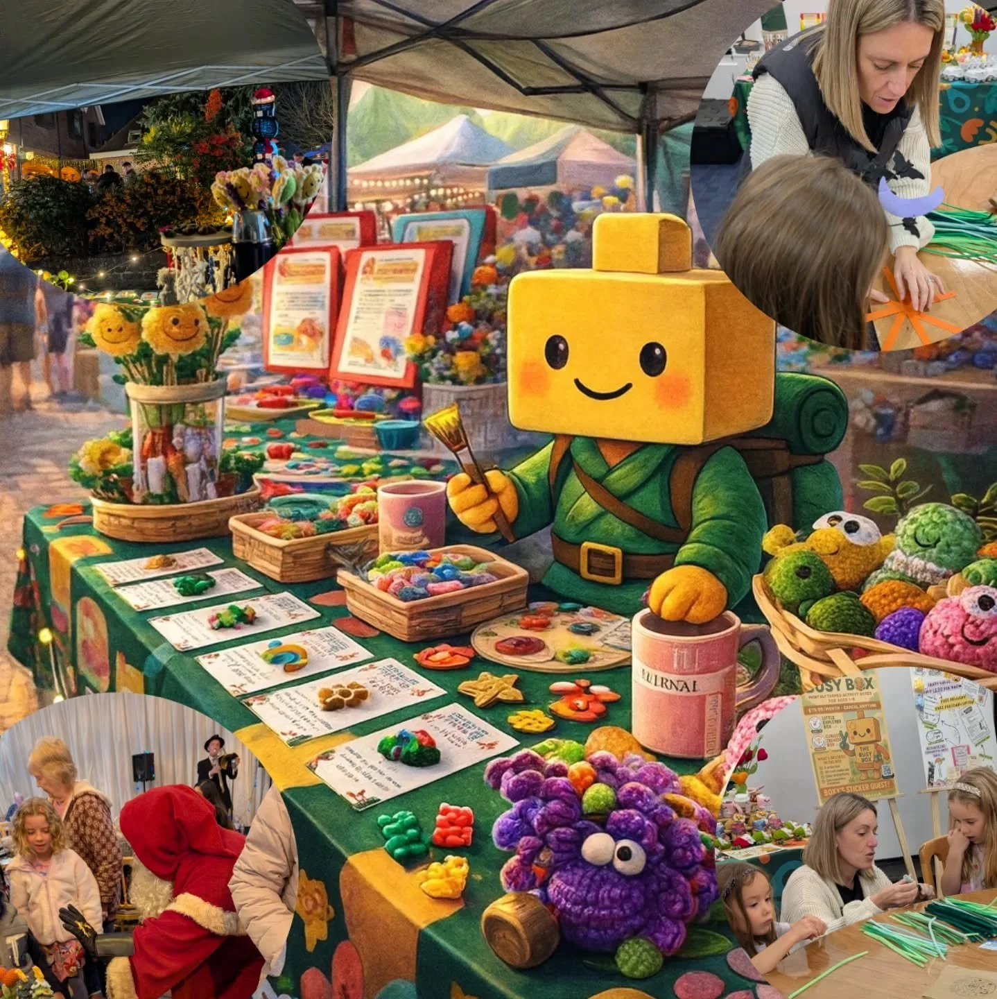 Feeling incredibly thankful as we look back on all the brilliant events we have taken part in this year. Every fair, every market, every chat with families and fellow makers has been such a joy. Your support has helped The Busy Box grow in ways we ne