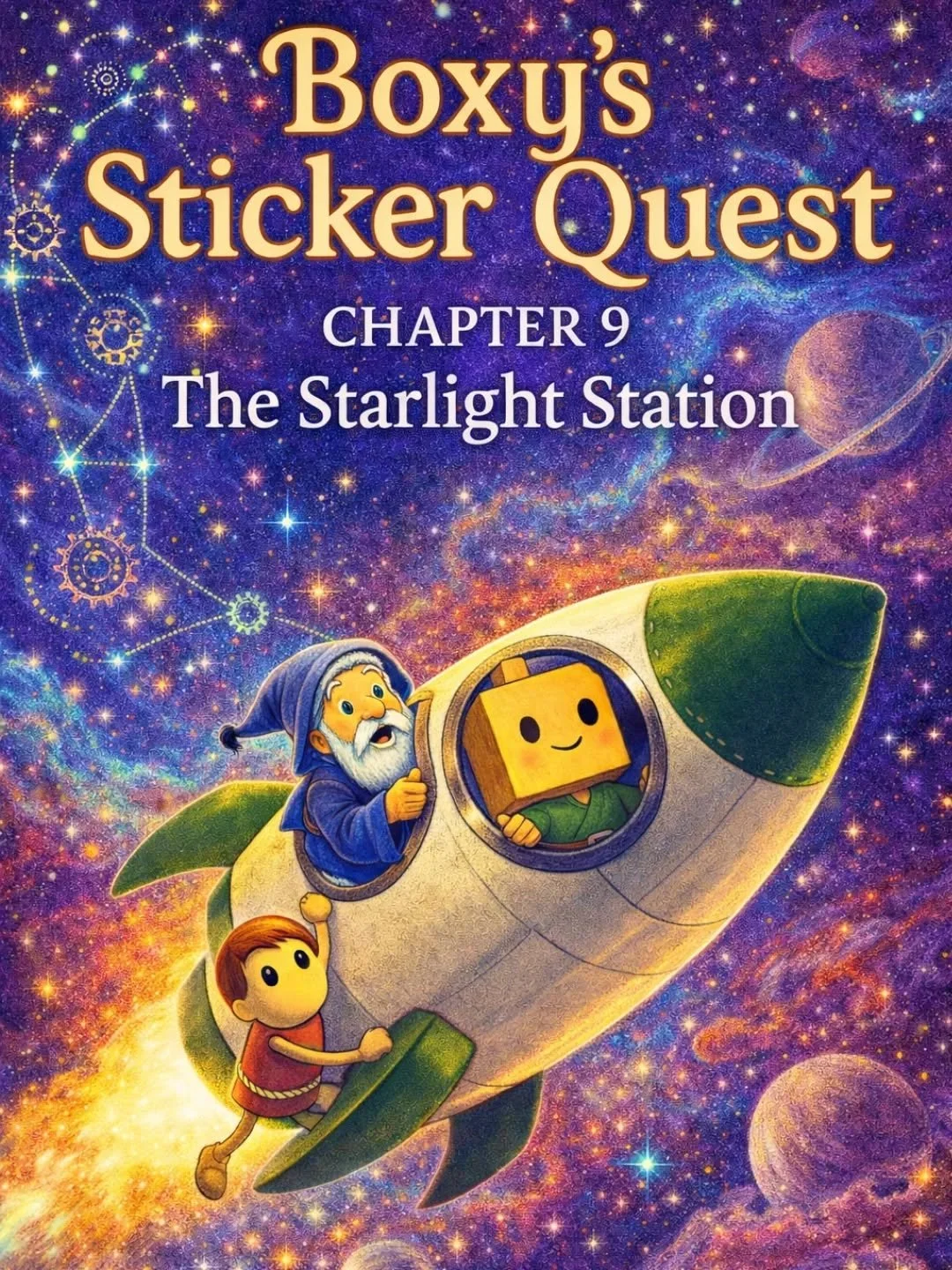 ✨🚀 Chapter 9 of Boxy&rsquo;s Sticker Quest is coming&hellip; The Starlight Station! 🚀✨

We are officially heading into the final stretch of Book 1, and Boxy&rsquo;s adventure is getting bigger than ever.
In this chapter, Boxy, Gluebert and Pete fol