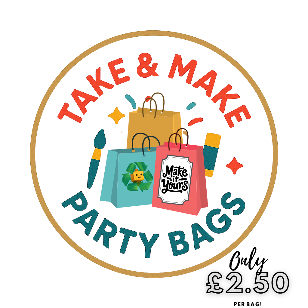 Eco Friendly party bags for kids. Free Delivery. A range of exciting themes to choose from. Only £2.50 per bag.